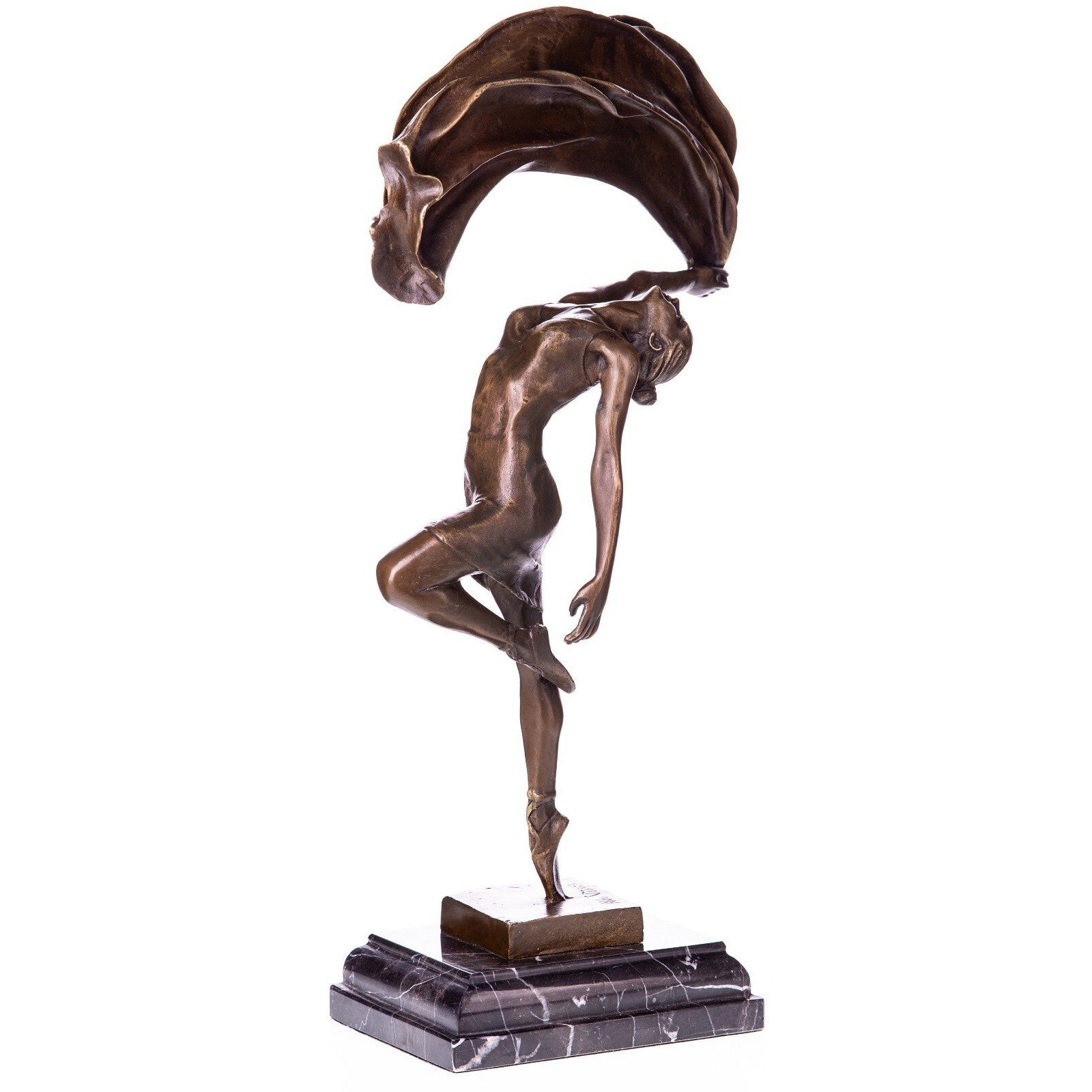 Abstract Dancer Sculpture | Handcrafted Bronze Decor