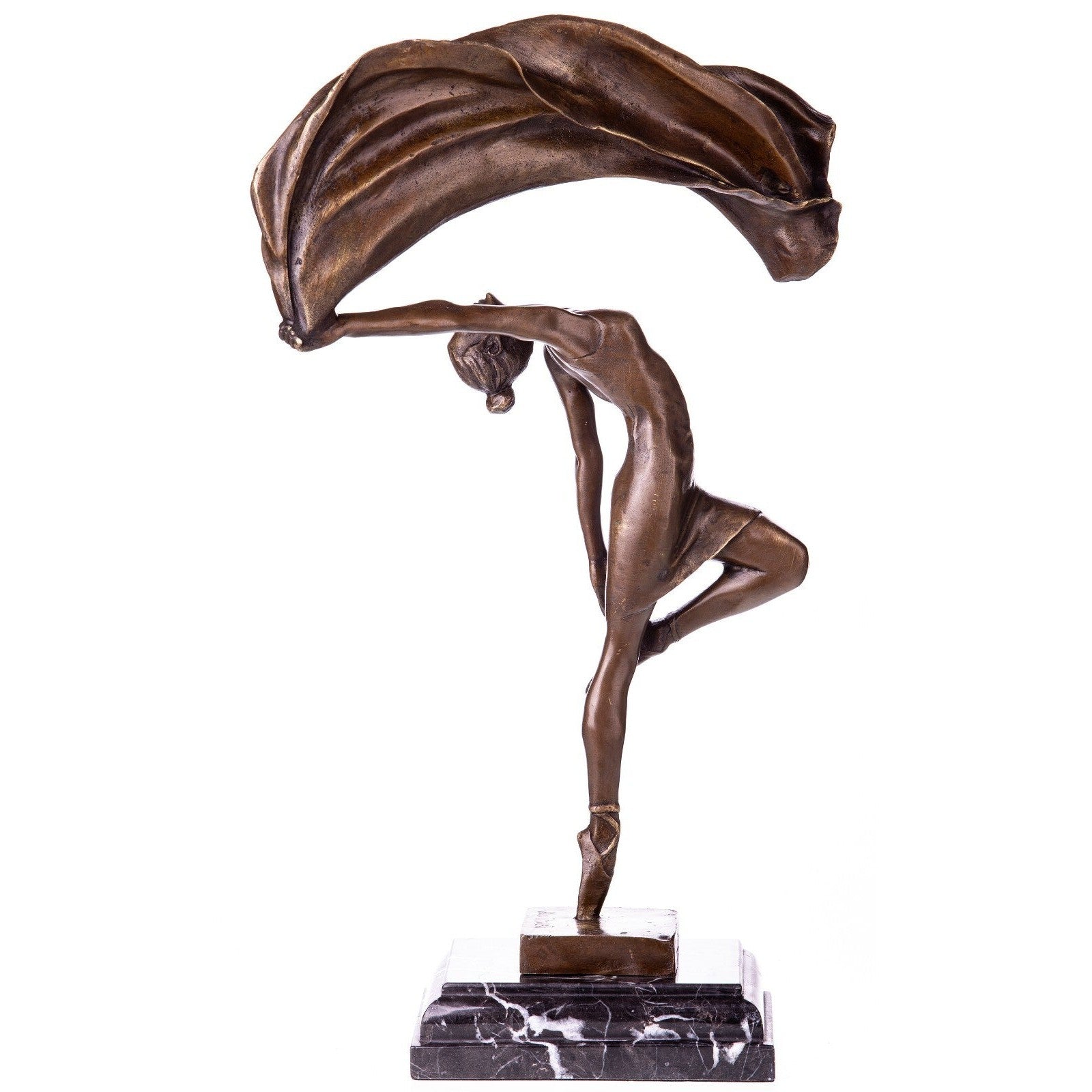 Abstract Dancer Sculpture | Handcrafted Bronze Decor