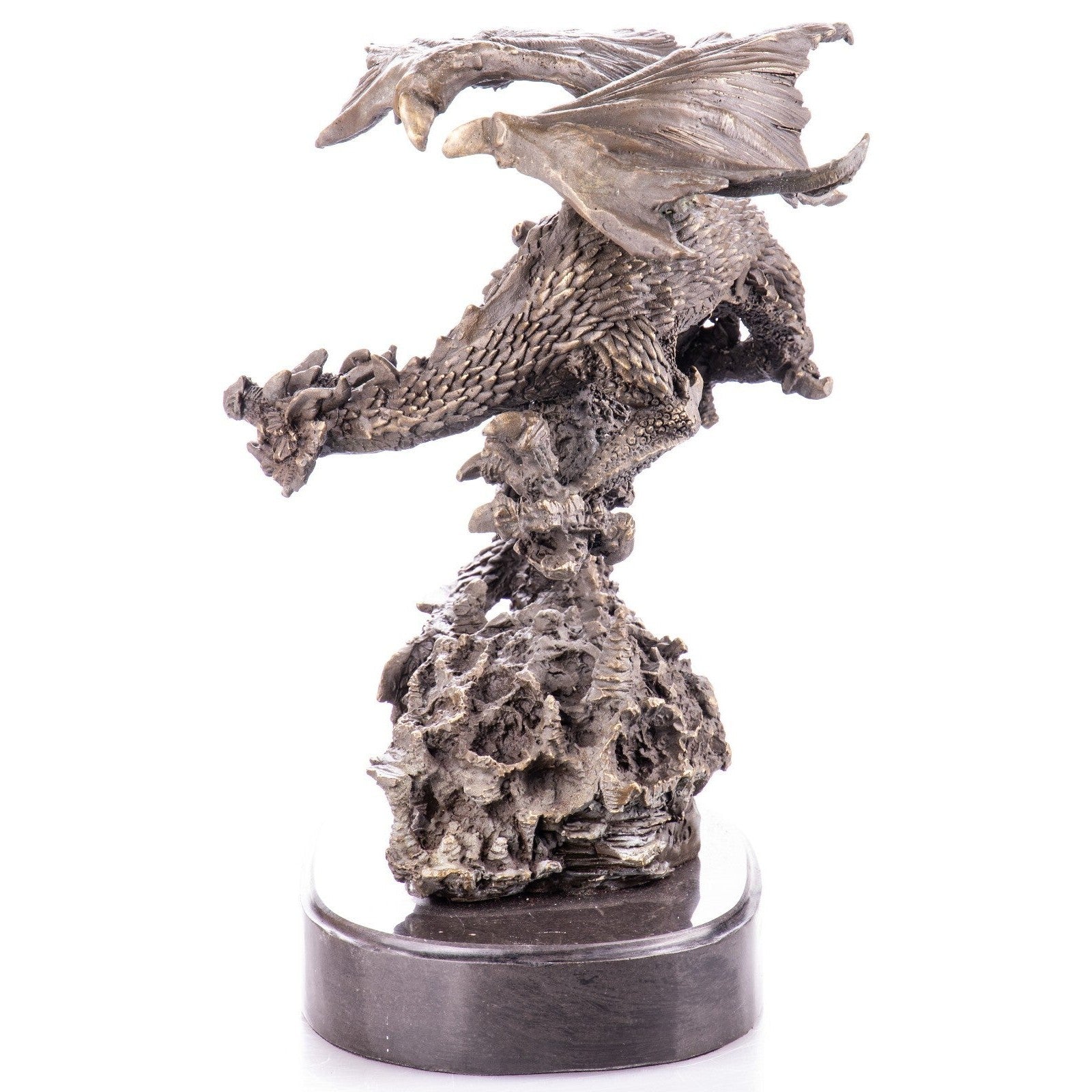 Dragon Warrior Sculpture | Handcrafted Bronze Decor