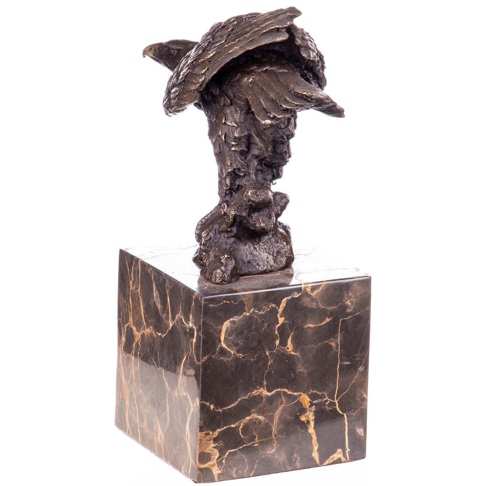 Flying Eagle Sculpture | Handcrafted Bronze Decor