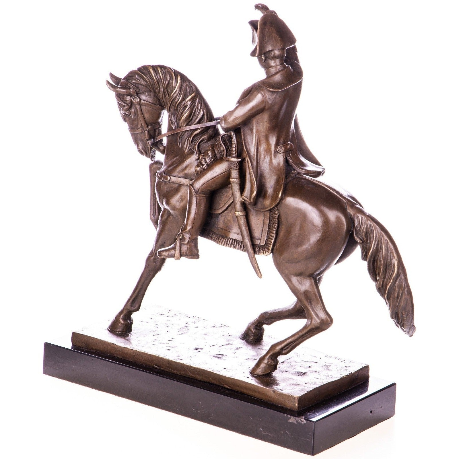 Mounted Horseman Statue | Handcrafted Bronze Decor