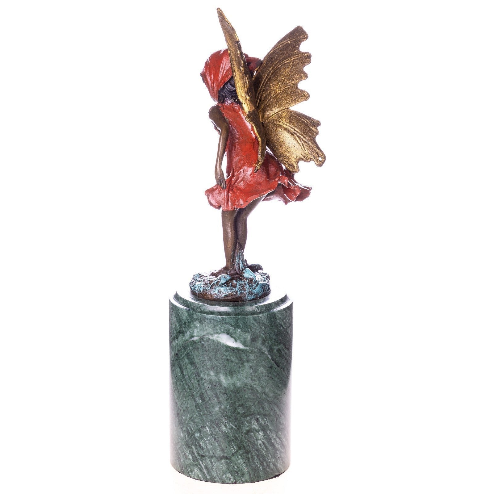 Fairy Girl Statue | Handcrafted Bronze Decor | Unique Home Accent