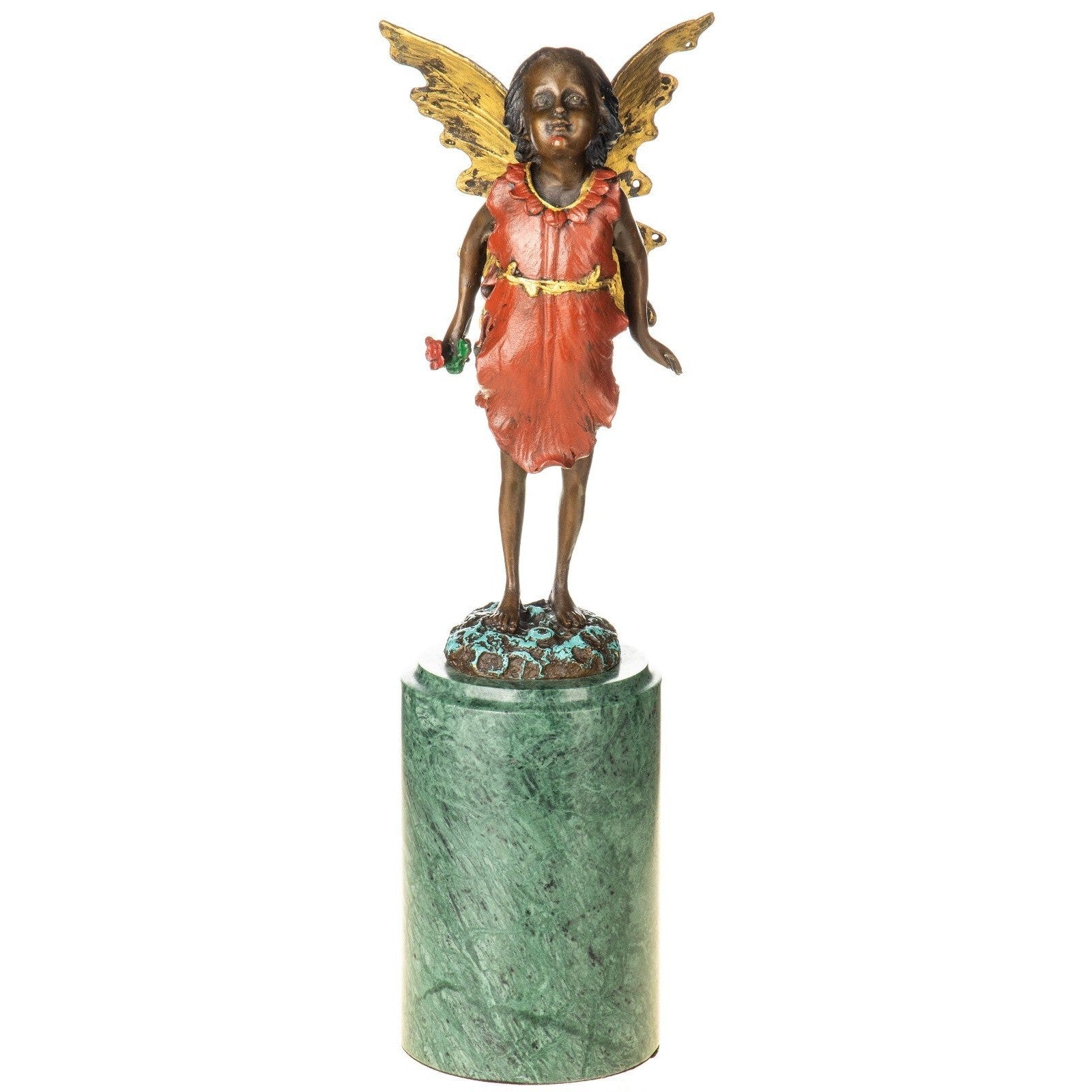 Fairy Girl Statue | Handcrafted Bronze Decor | Unique Home Accent