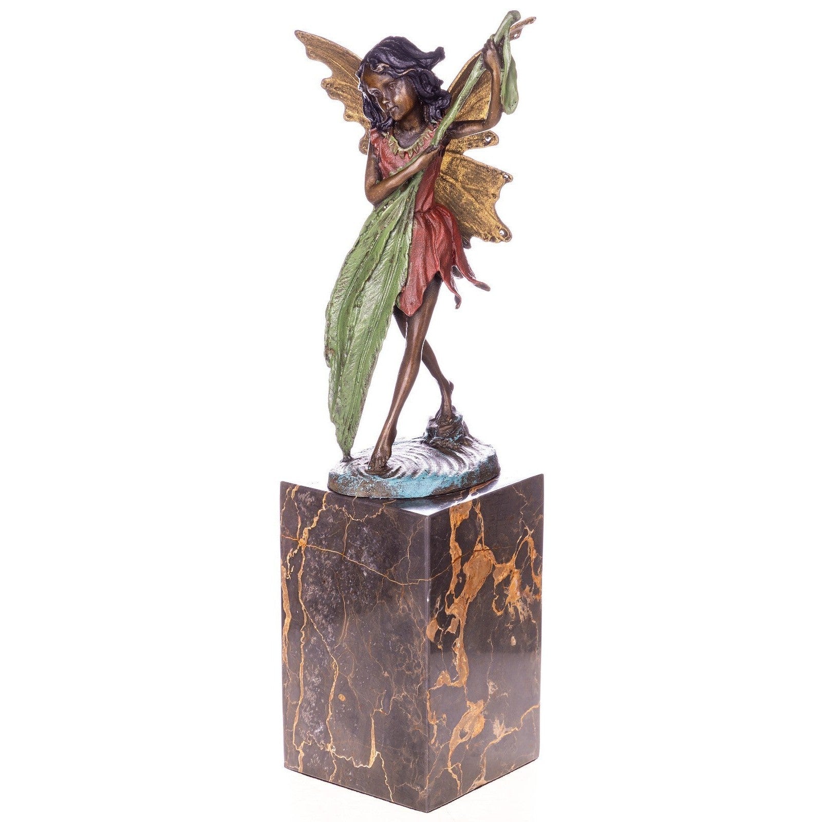 Fairy Archer Statue | Handcrafted Bronze Decor | Unique Home Accent