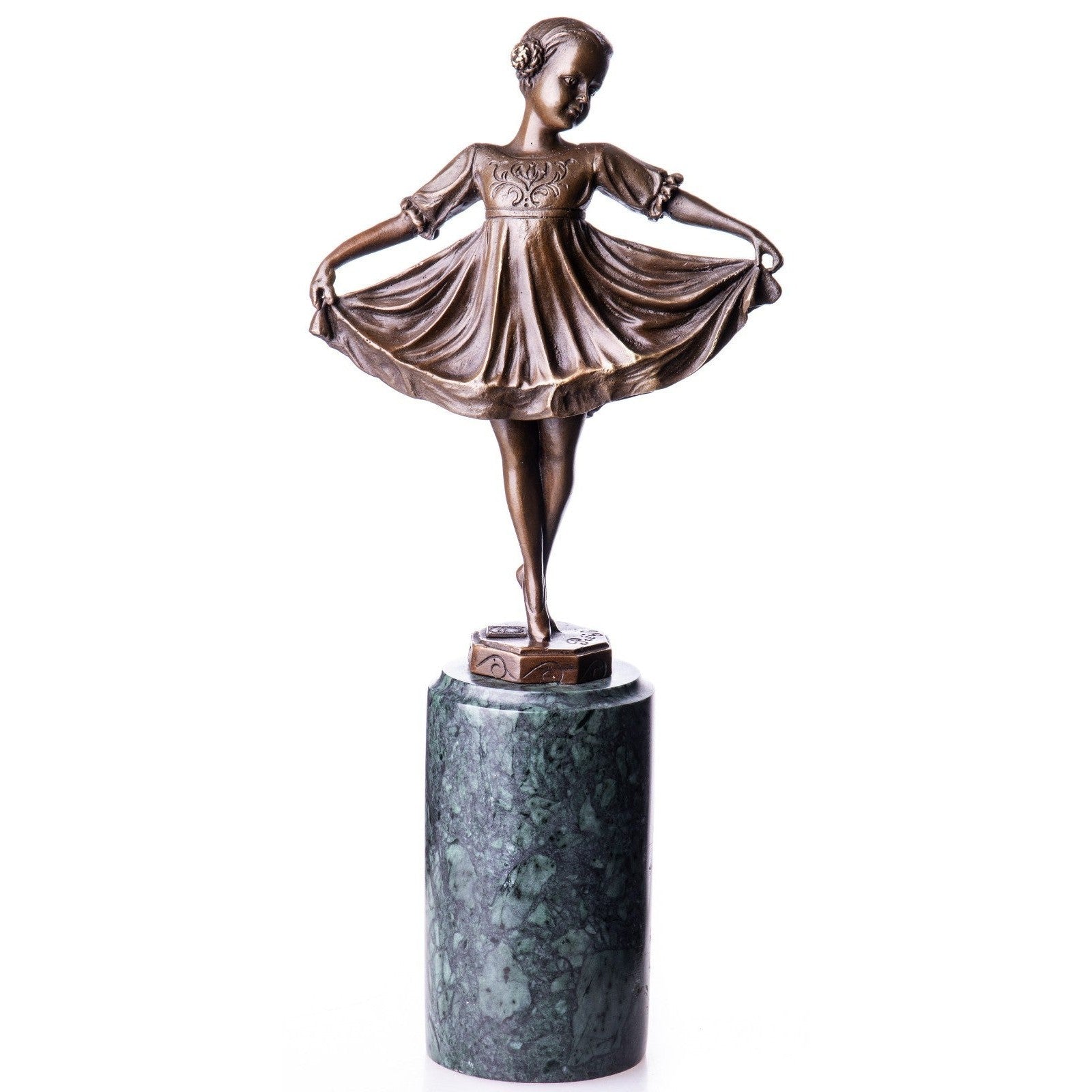 Ballet Dancer Figurine | Handcrafted Bronze Decor