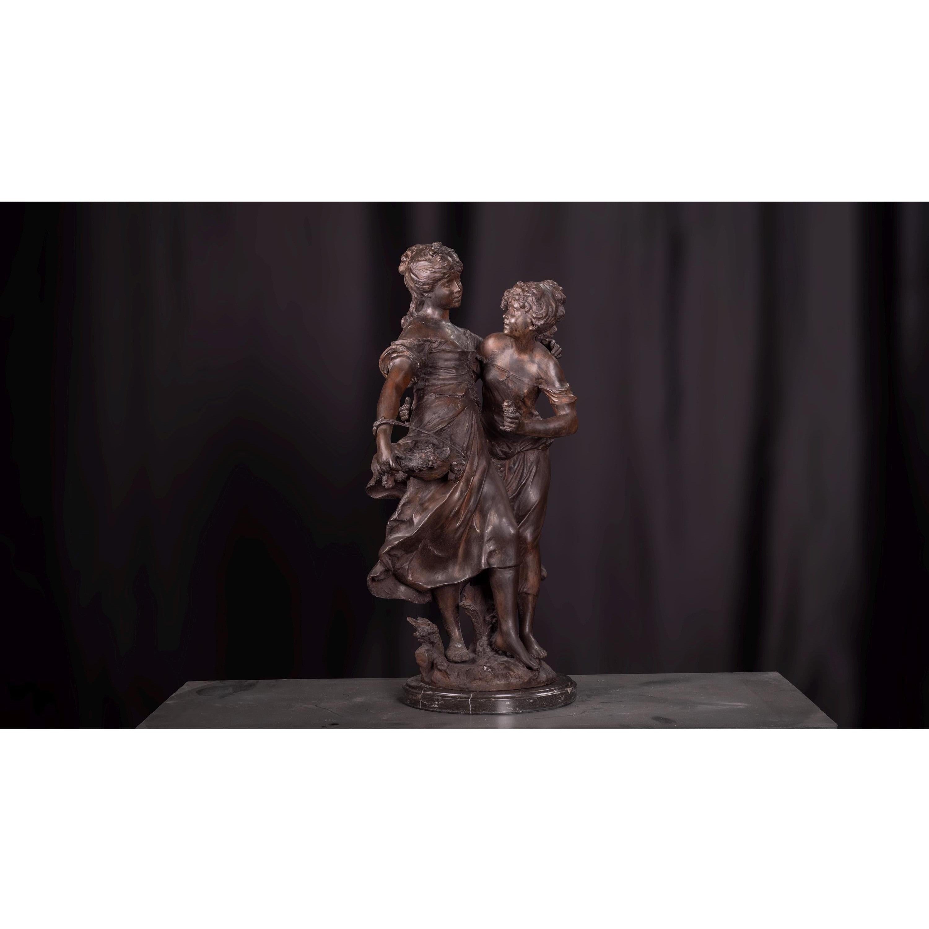 Dancing Couple Figurine | Handcrafted Bronze Decor