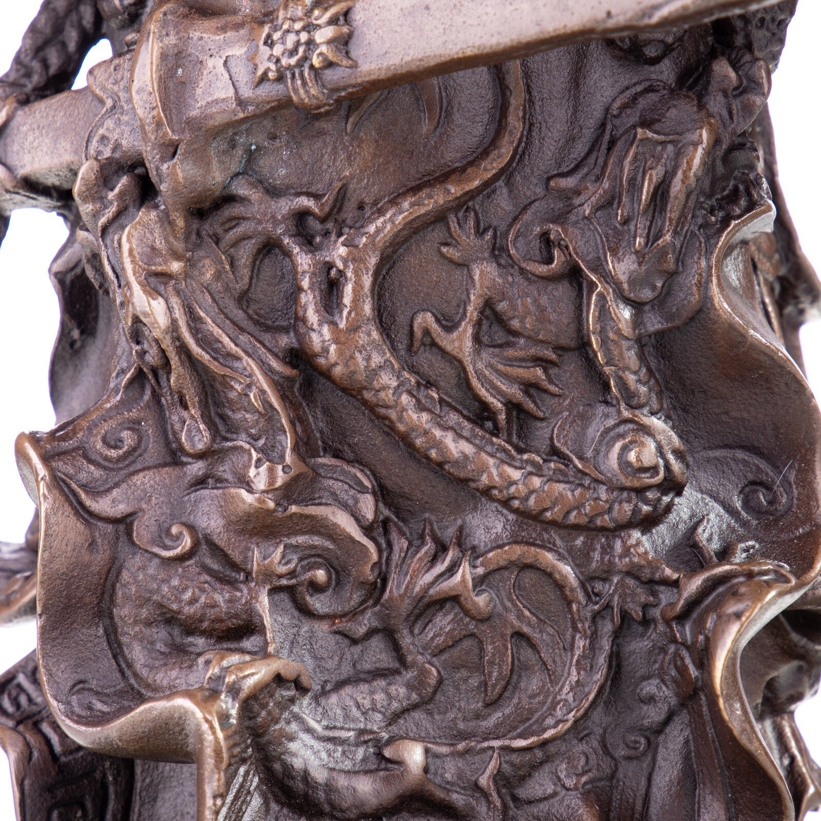Guan Yu Warrior Statue | Handcrafted Bronze Decor