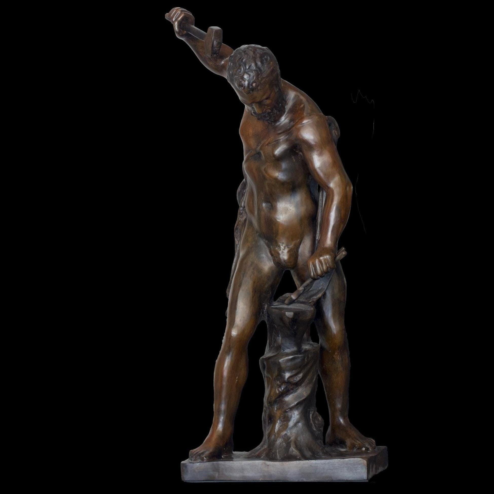 Classical Warrior Figure | Handcrafted Bronze Decor