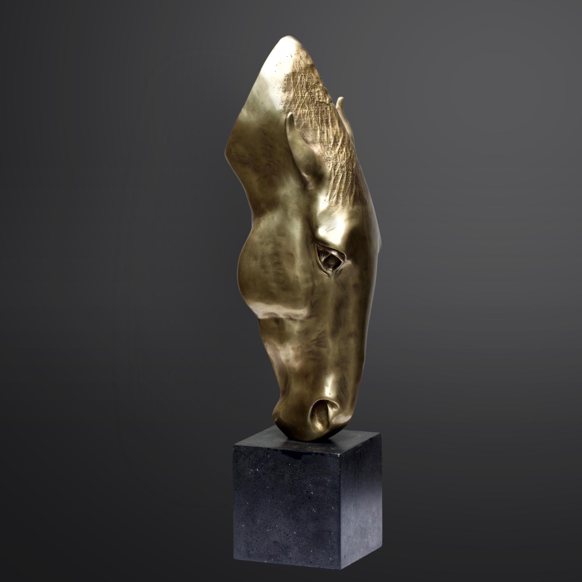 Bronze Horse Head | Busts | Home Decor | Handcrafted | Collectible Art