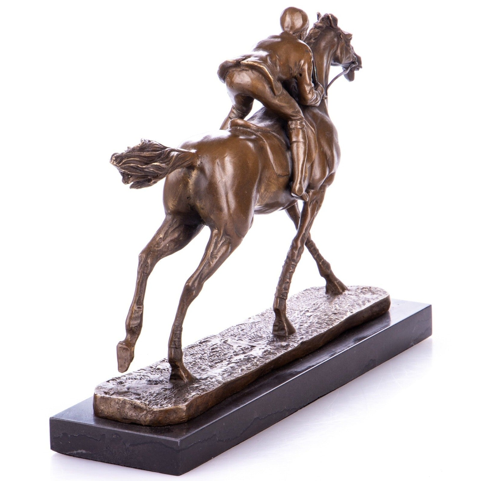 Bronze Horse and Jockey Sculpture | Animal Sculptures | Home Decor