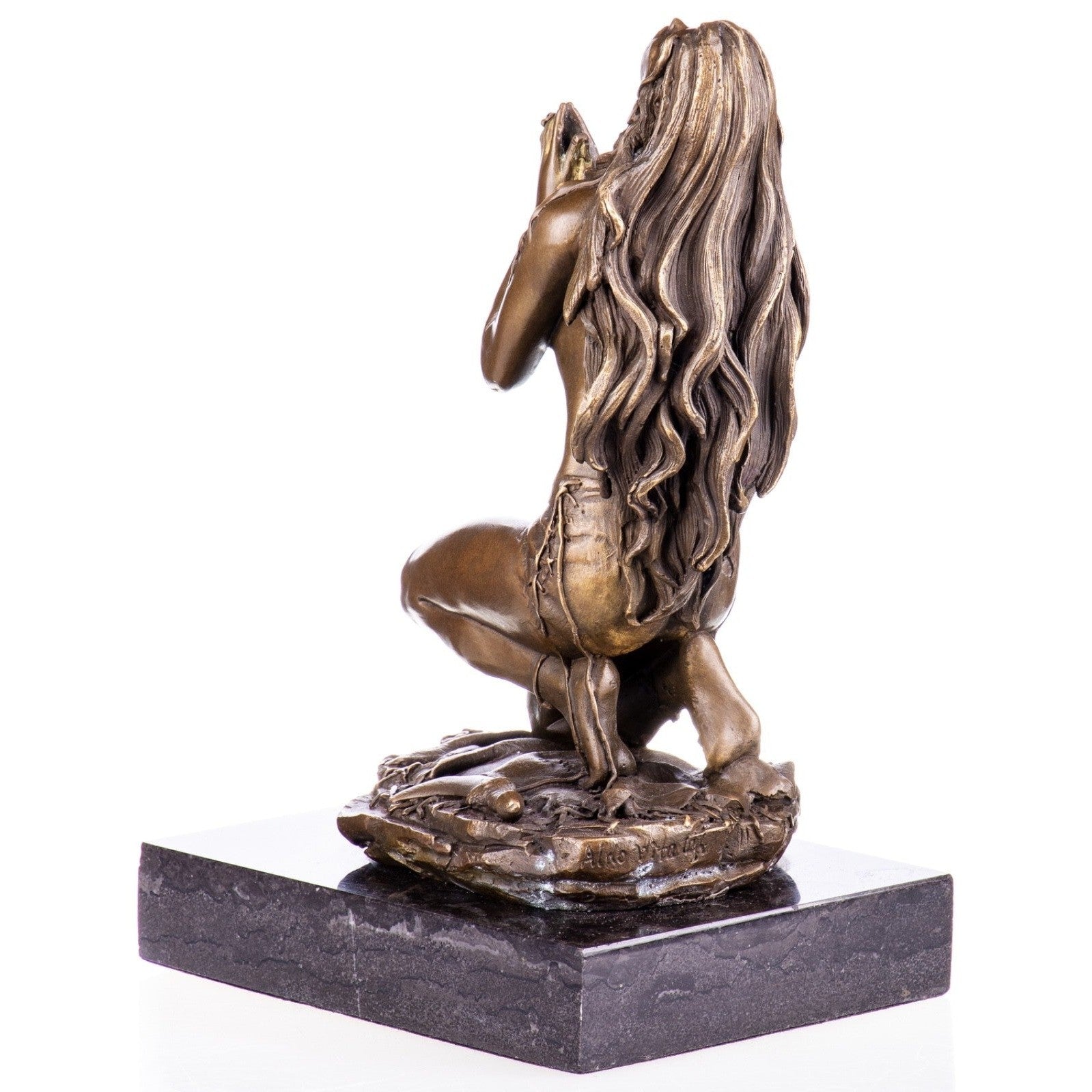 Bronze Kneeling Woman in Prayer | Figurines & Statues | Home Decor