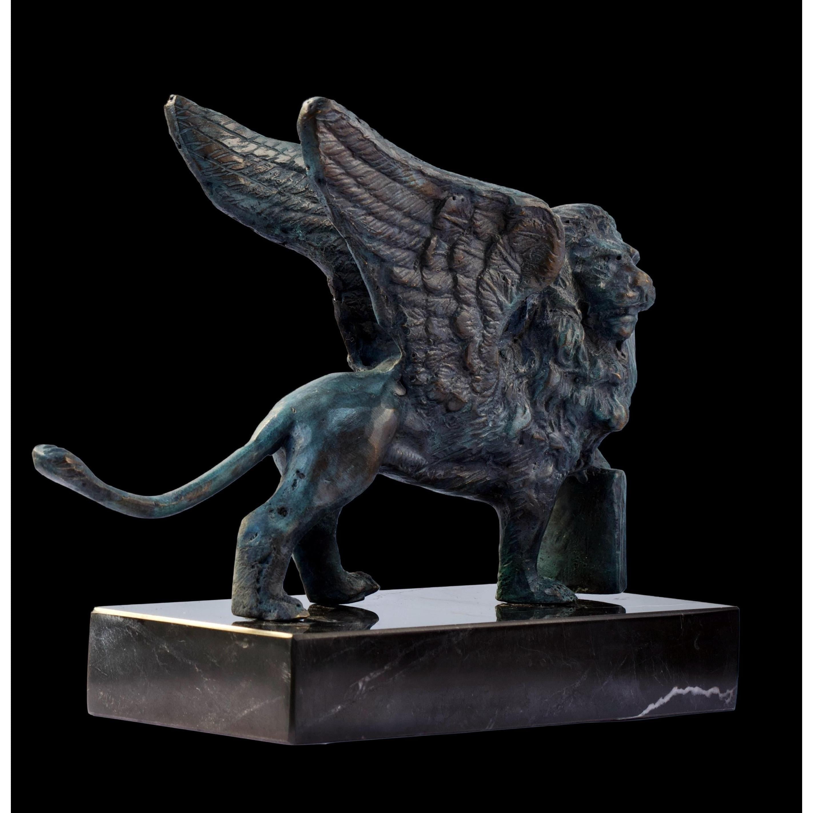 Bronze Lion of Venice | Animal Sculptures | Home Decor | Handcrafted