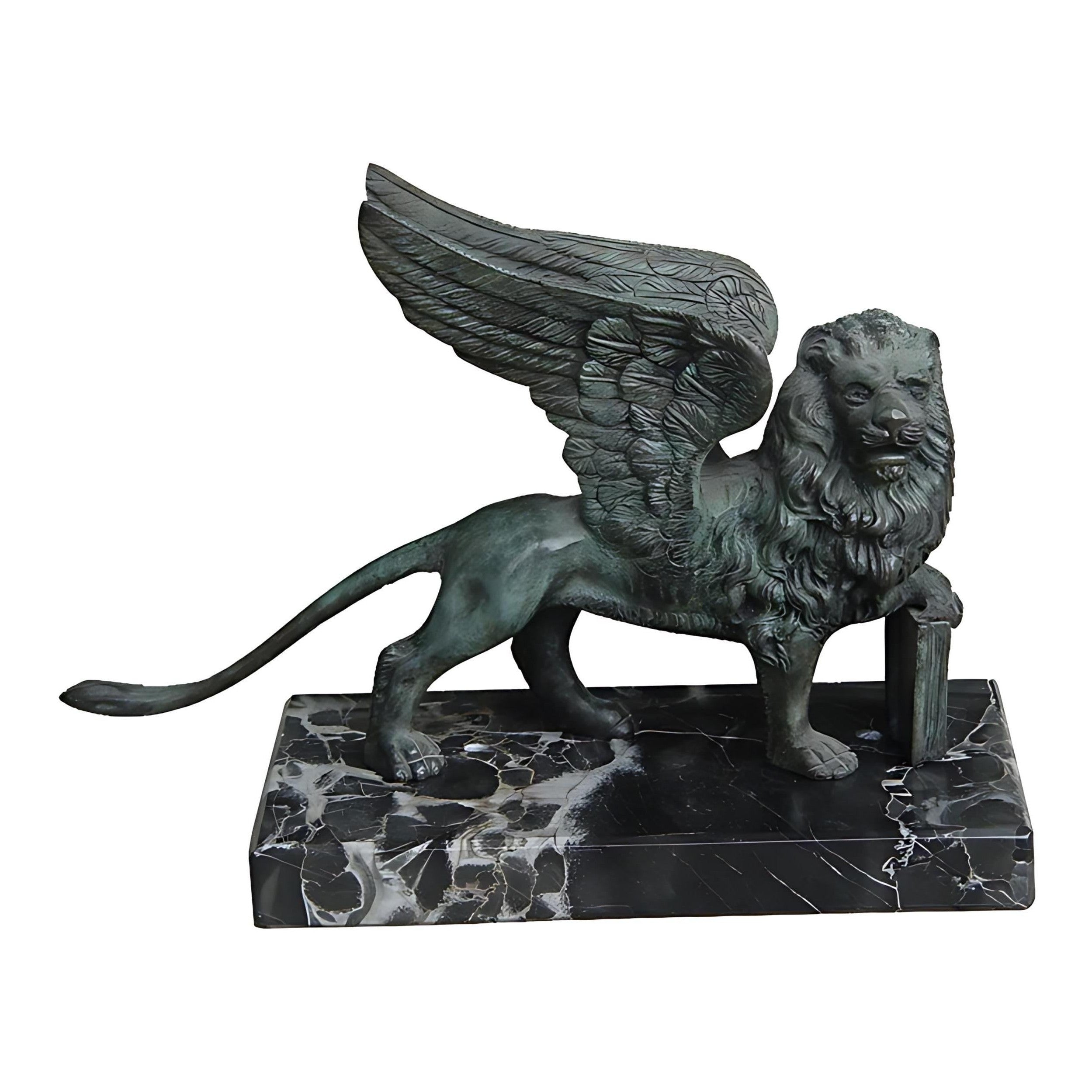 Bronze Lion of Venice | Animal Sculptures | Home Decor | Handcrafted