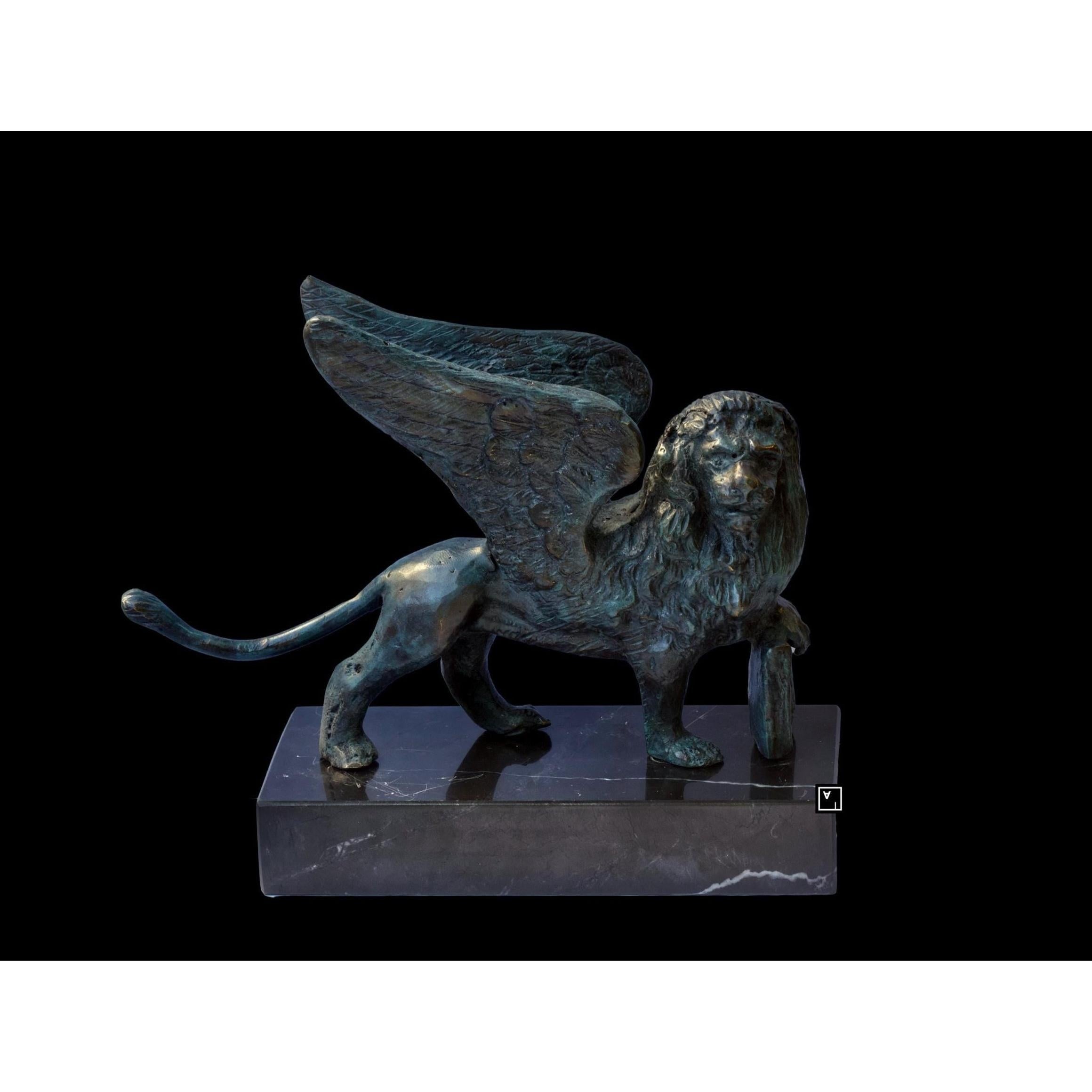 Bronze Lion of Venice | Animal Sculptures | Home Decor | Handcrafted