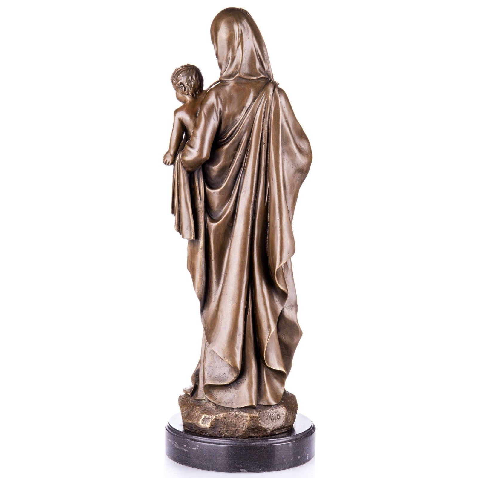 Bronze Madonna and Child Sculpture | Figurines & Statues