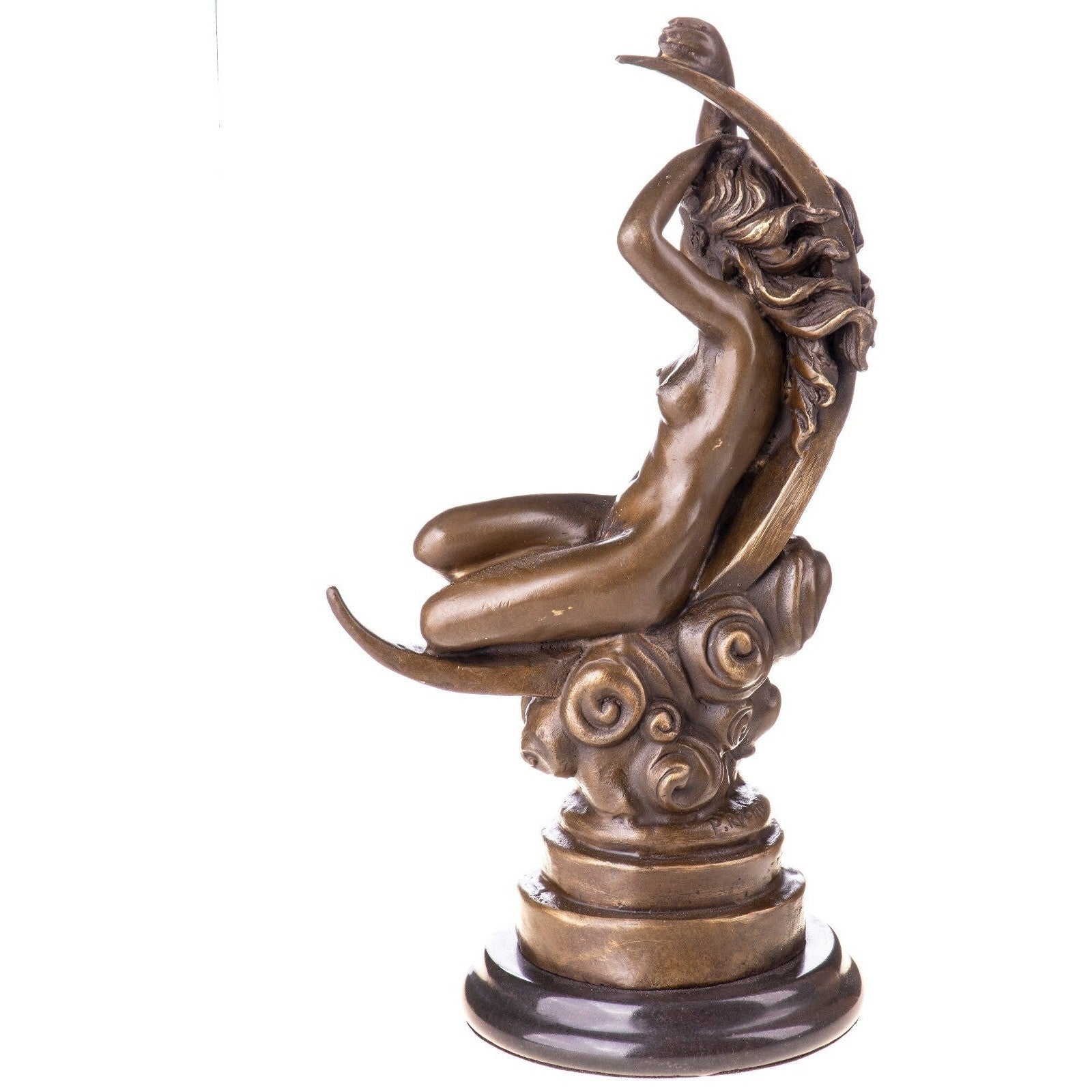 Bronze Nude Female Sculpture on Pedestal | Nude & Figurative Art