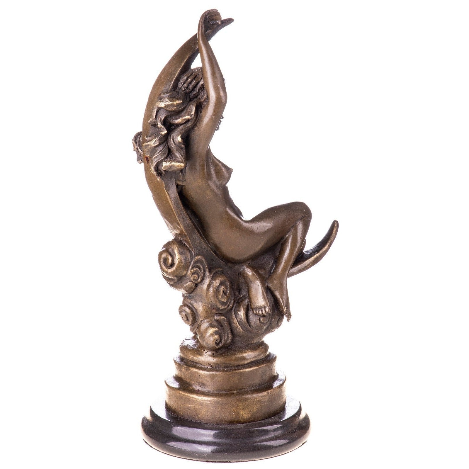 Bronze Nude Female Sculpture on Pedestal | Nude & Figurative Art