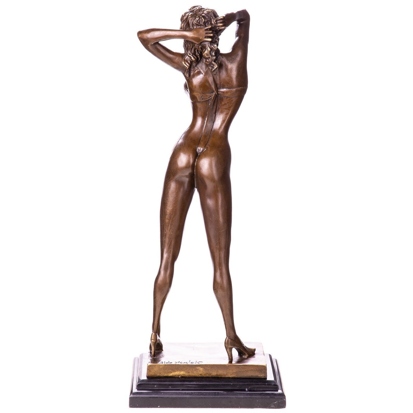 Bronze Nude Woman Sculpture in Heels | Nude & Figurative Art