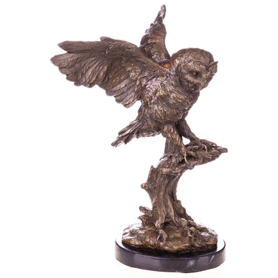 Bronze Owl Sculpture | Animal Sculptures | Home Decor | Handcrafted
