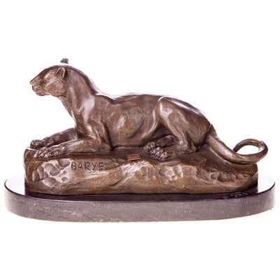 Bronze Panther Sculpture After Antoine | Animal Sculptures