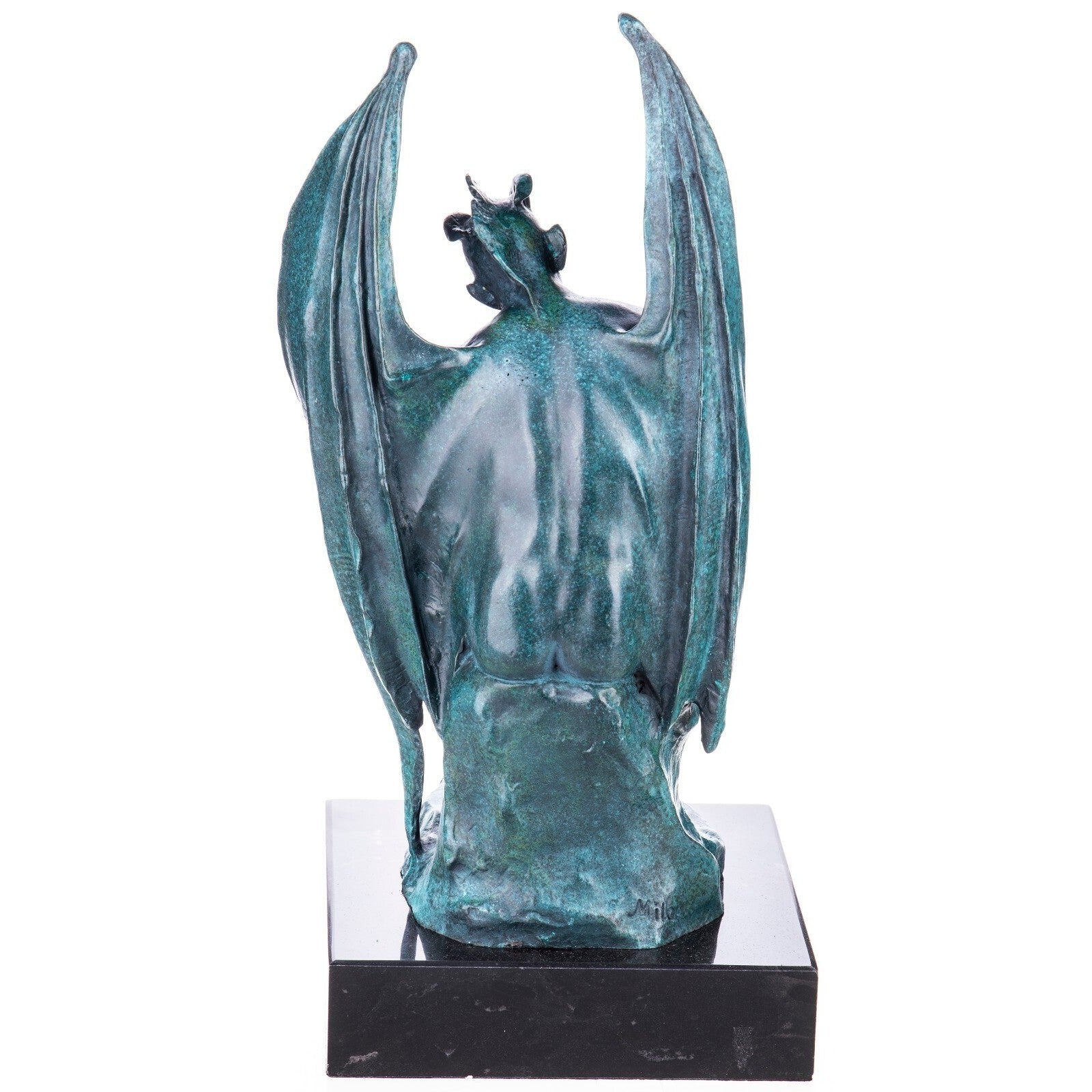 Bronze Patina Devil Sculpture | Figurines & Statues | Home Decor