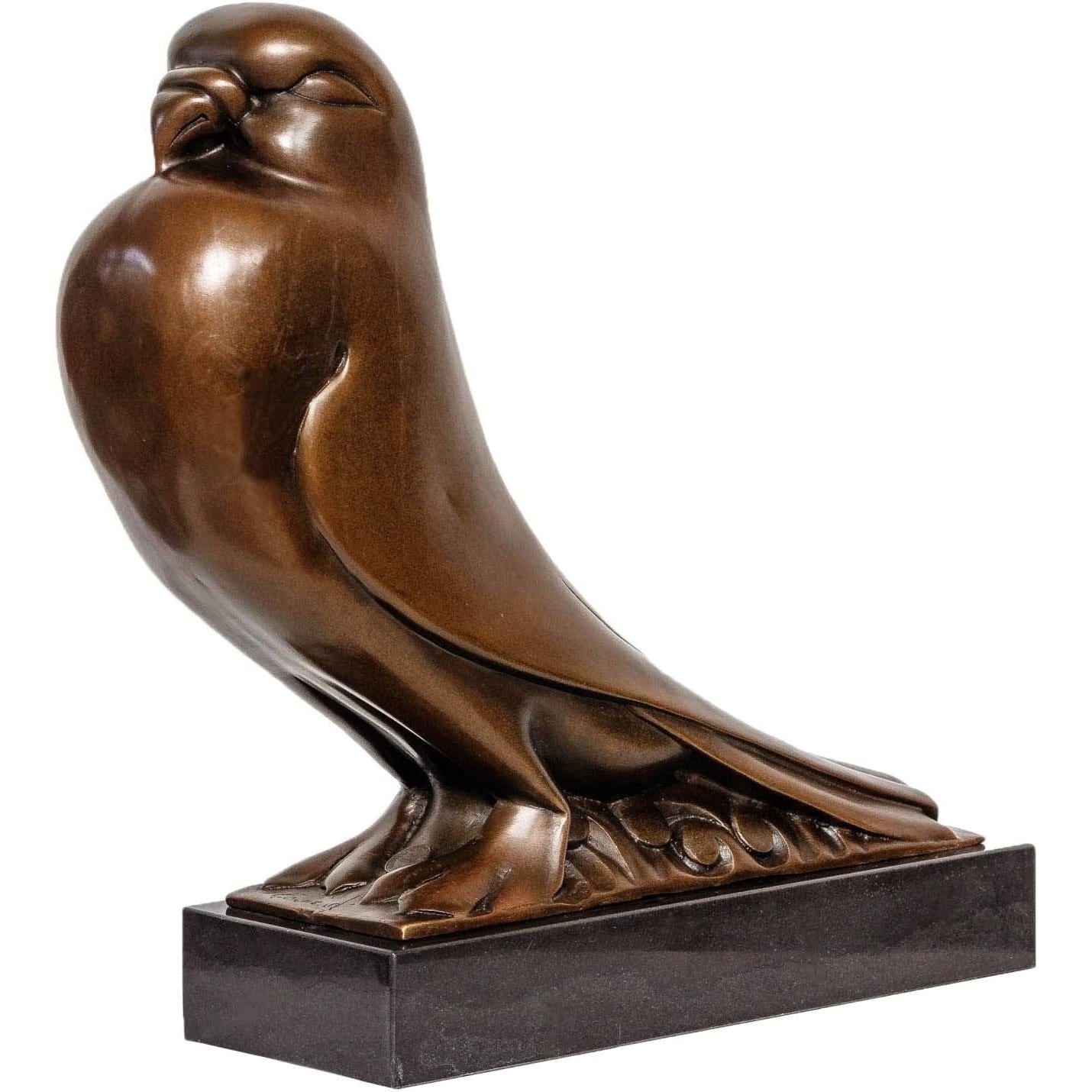 Bronze Pigeon Sculpture | Animal Sculptures | Home Decor