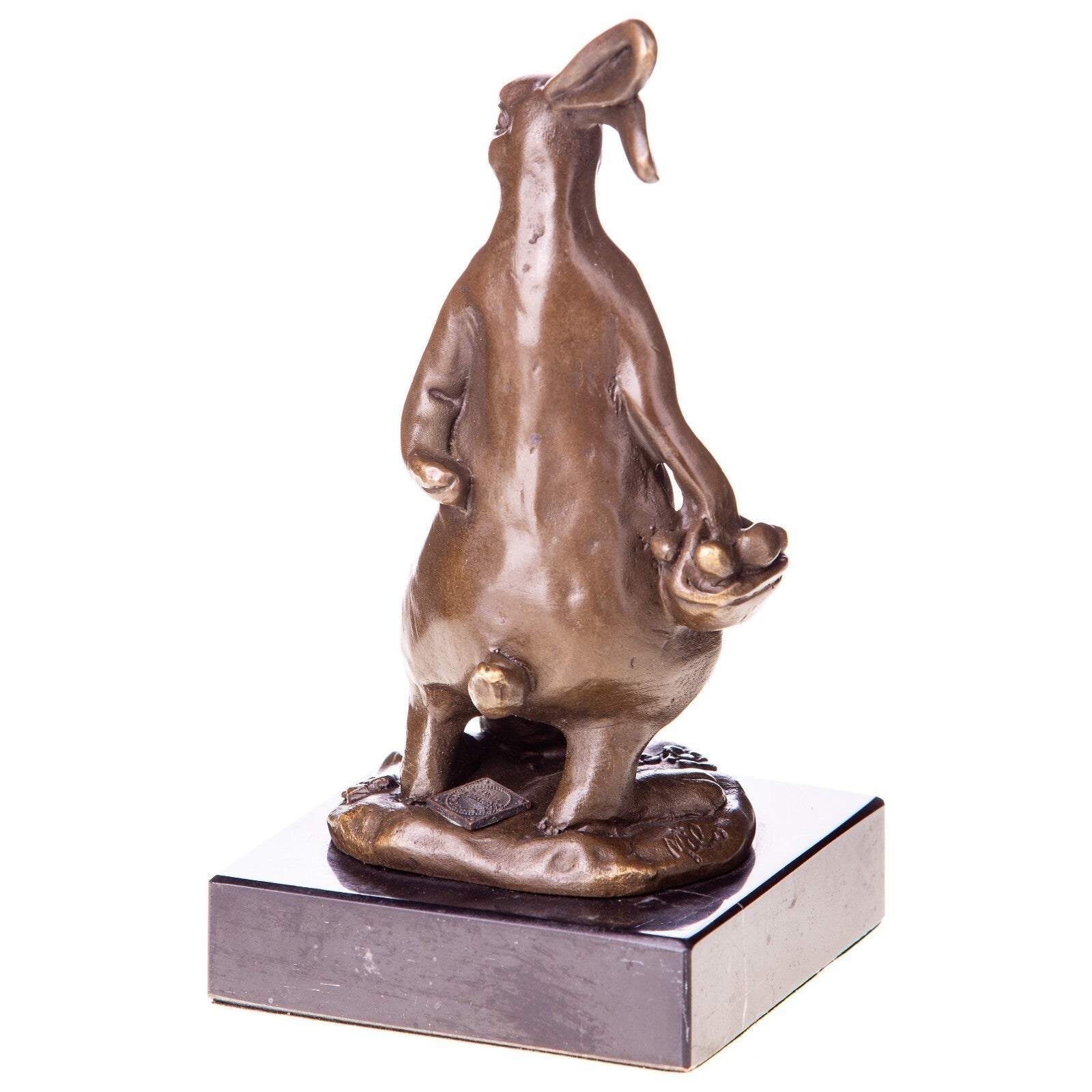 Bronze Rabbit Mother and Baby Sculpture | Animal Sculptures