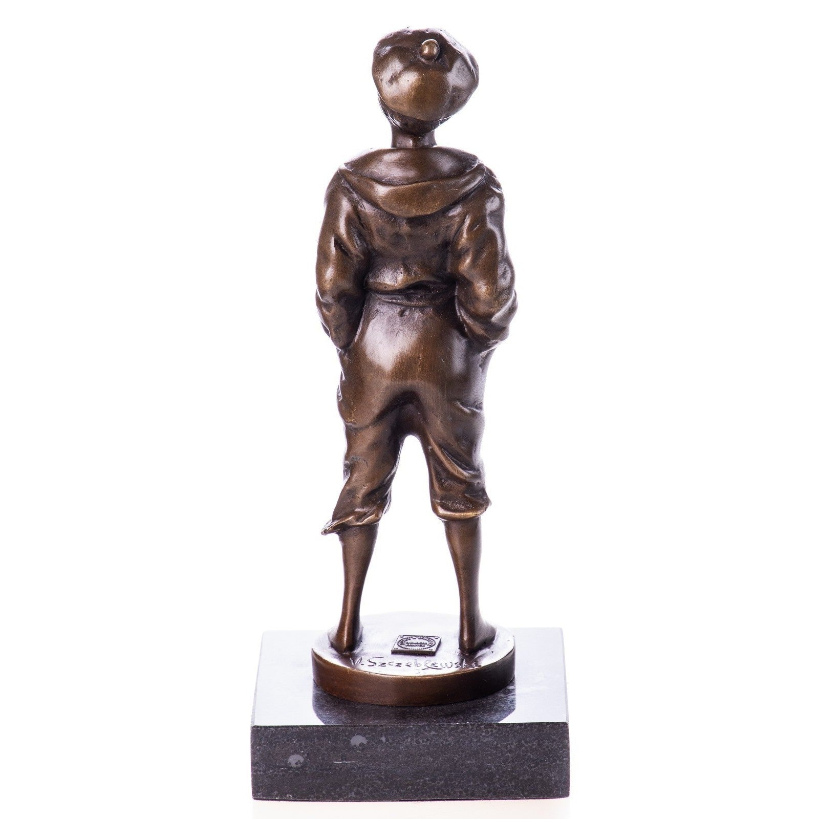 Bronze Sculpture of Barefoot Boy | Figurines & Statues | Home Decor