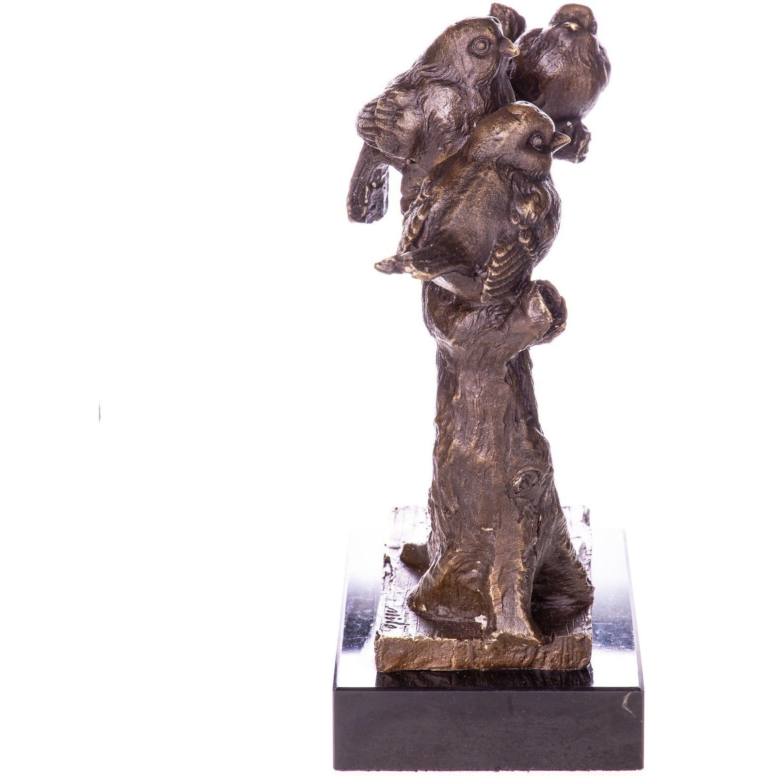 Bronze Sculpture of Birds on Branch | Animal Sculptures