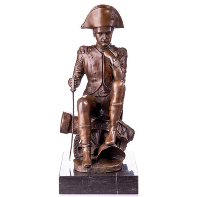 Bronze Sculpture of Napoleon Bonaparte Seated | Figurines & Statues