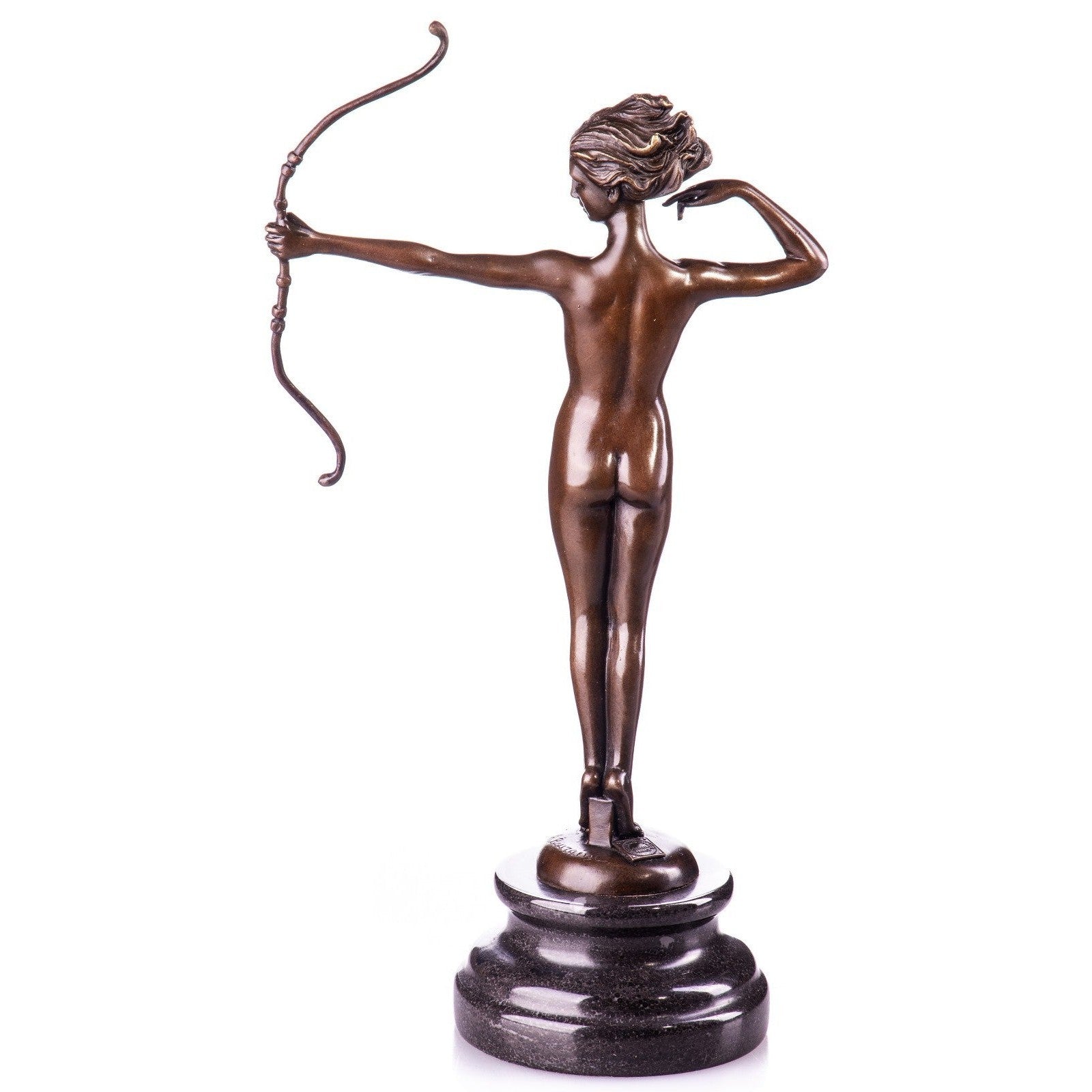 Bronze Sculpture of a Female Archer | Figurines & Statues