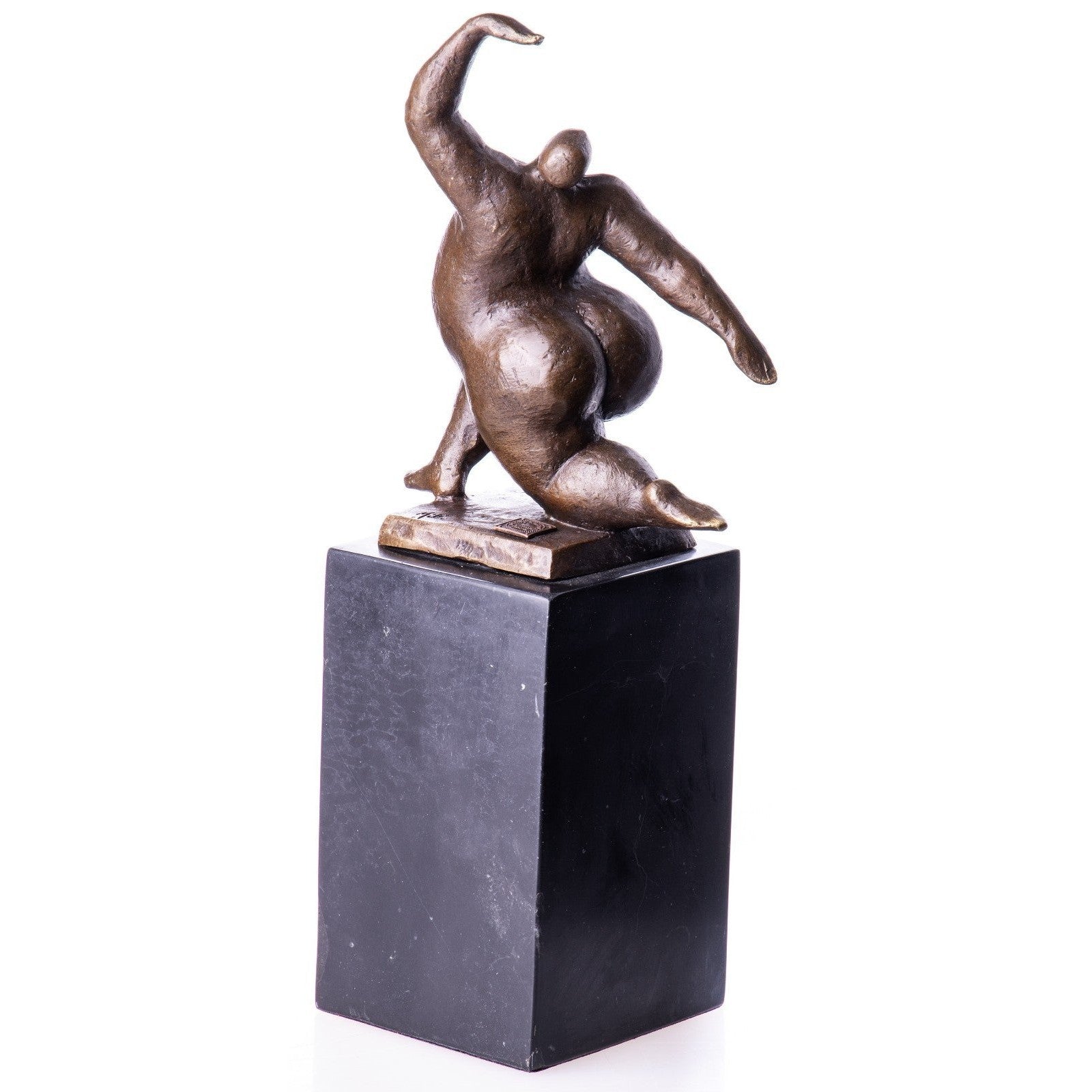 Bronze Sculpture of a Kneeling Dancing Figure | Figurines & Statues