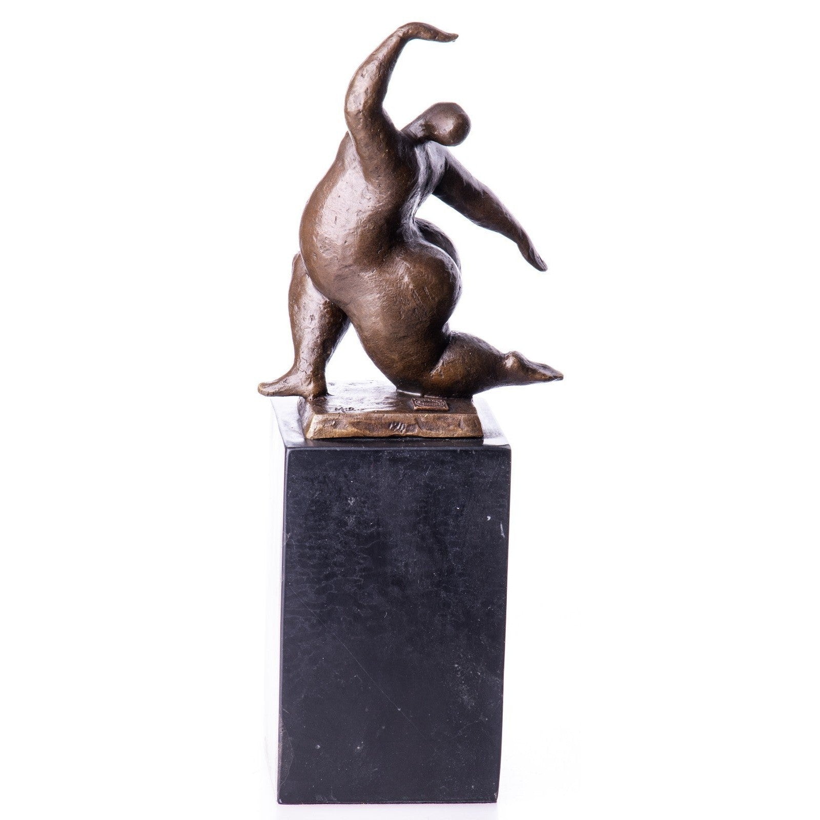Bronze Sculpture of a Kneeling Dancing Figure | Figurines & Statues