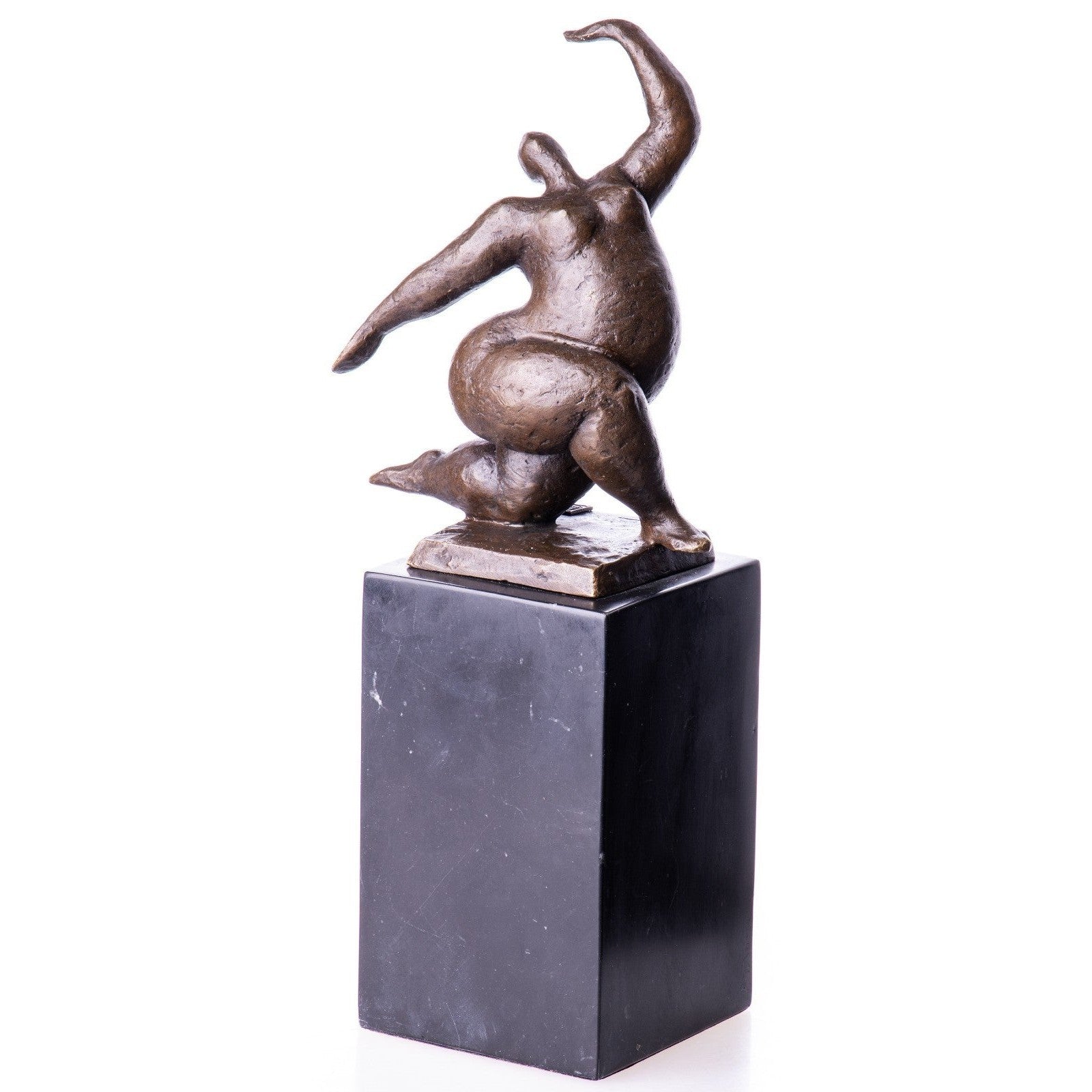 Bronze Sculpture of a Kneeling Dancing Figure | Figurines & Statues