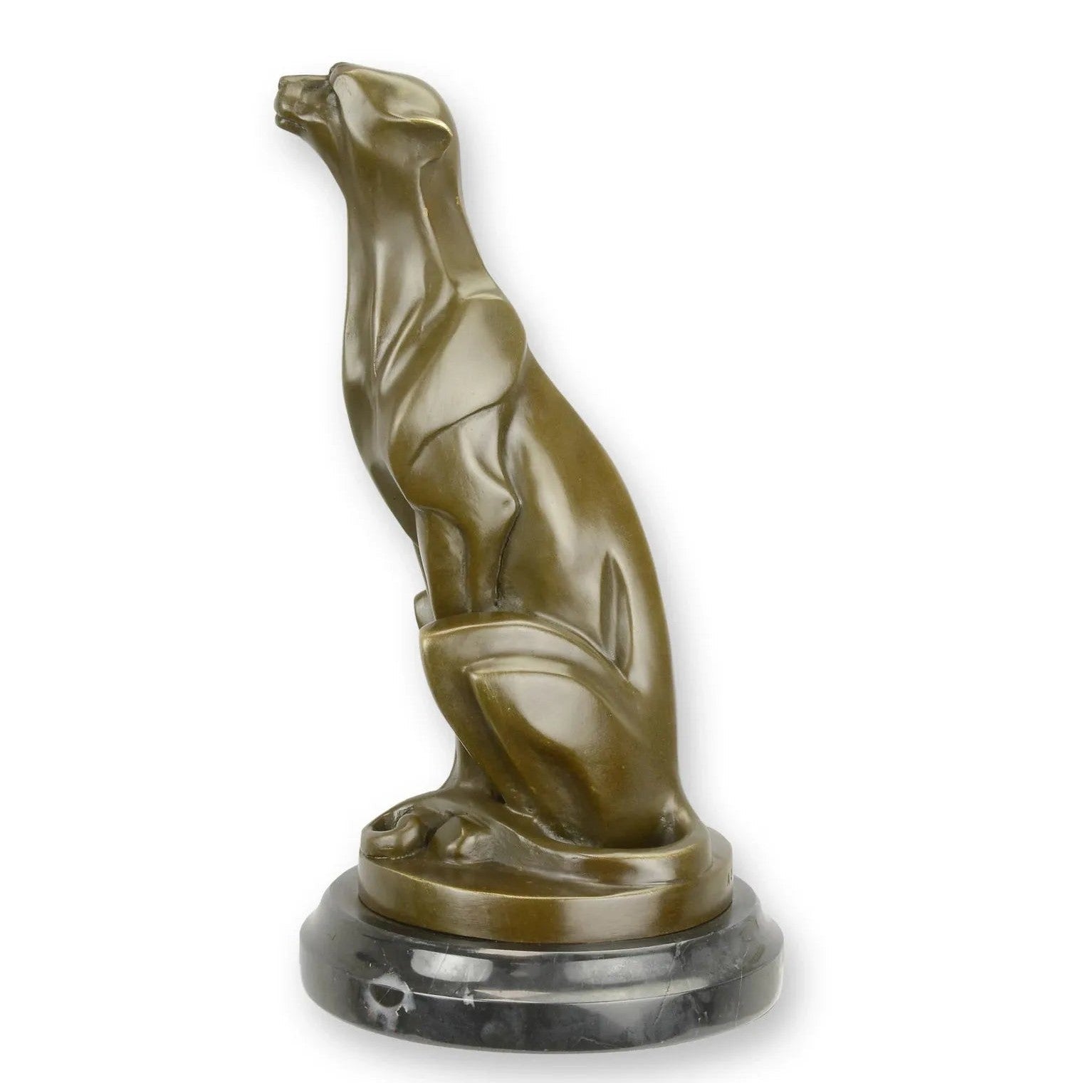 Bronze Sitting Cheetah | Animal Sculptures | Home Decor