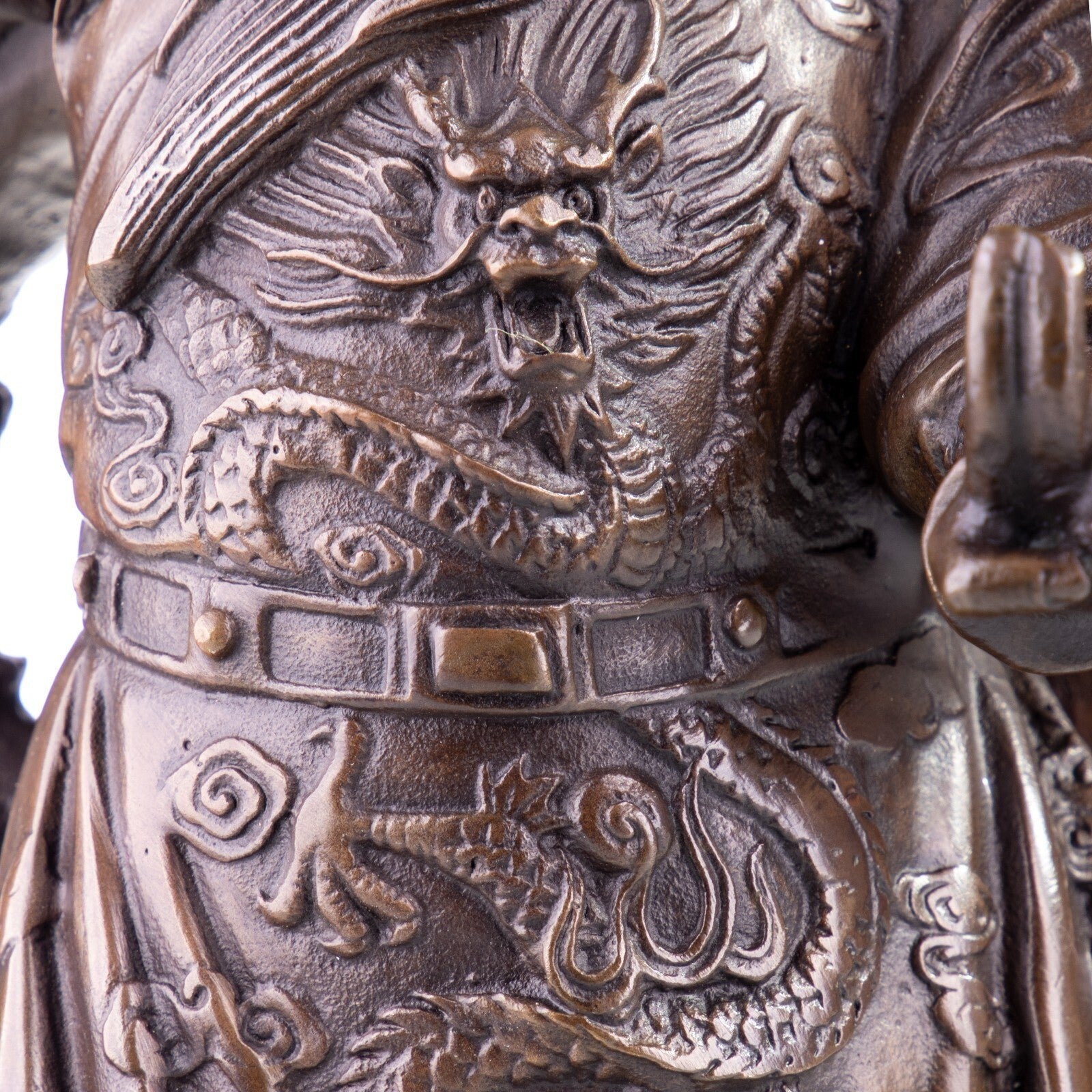 Bronze Statue of Guan Yu Holding Scroll | Mythology & Deity Sculptures