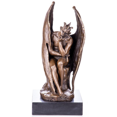 Bronze Statue of the Seated Demon | Mythology & Deity Sculptures