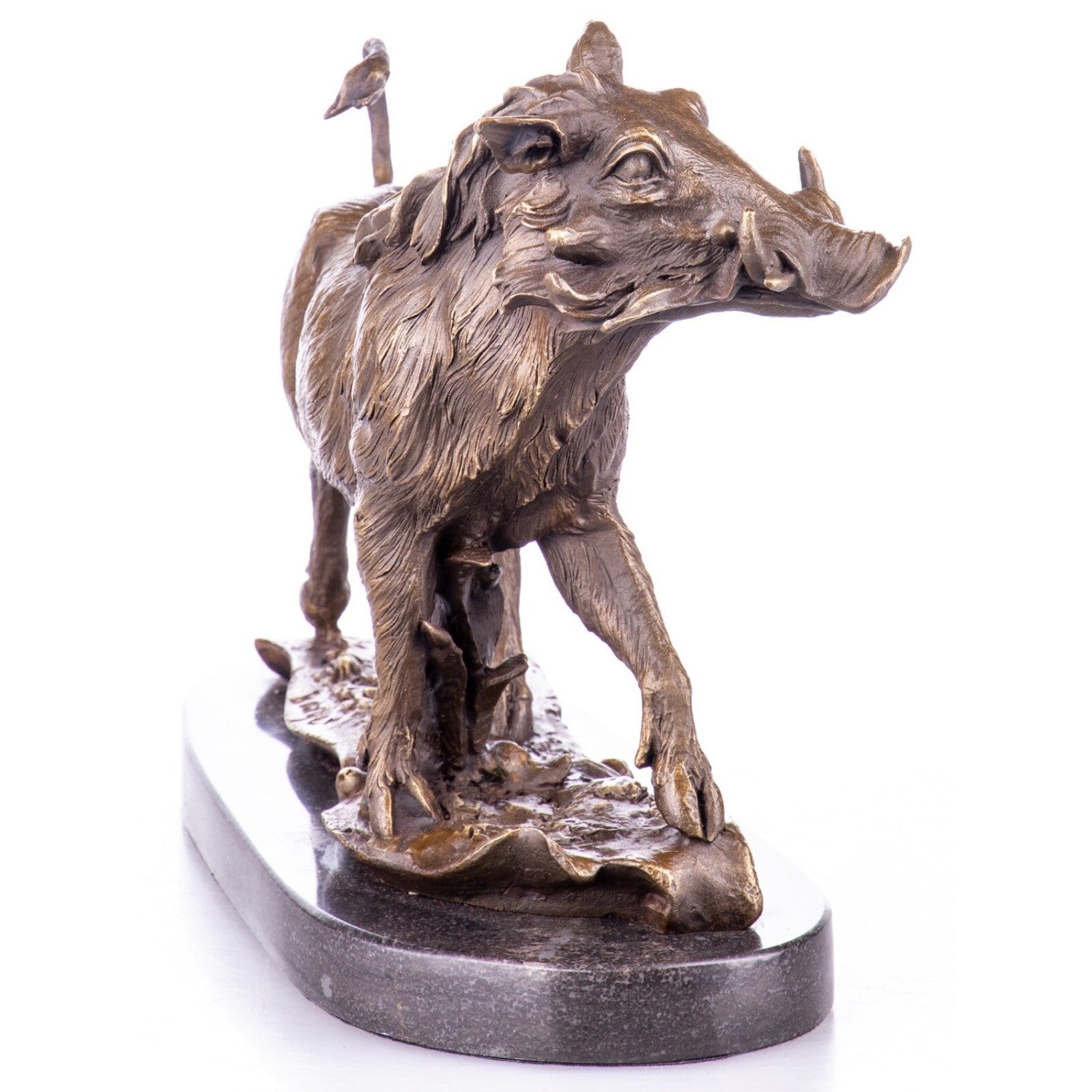 Bronze Warthog Boar Sculpture | Animal Sculptures | Home Decor