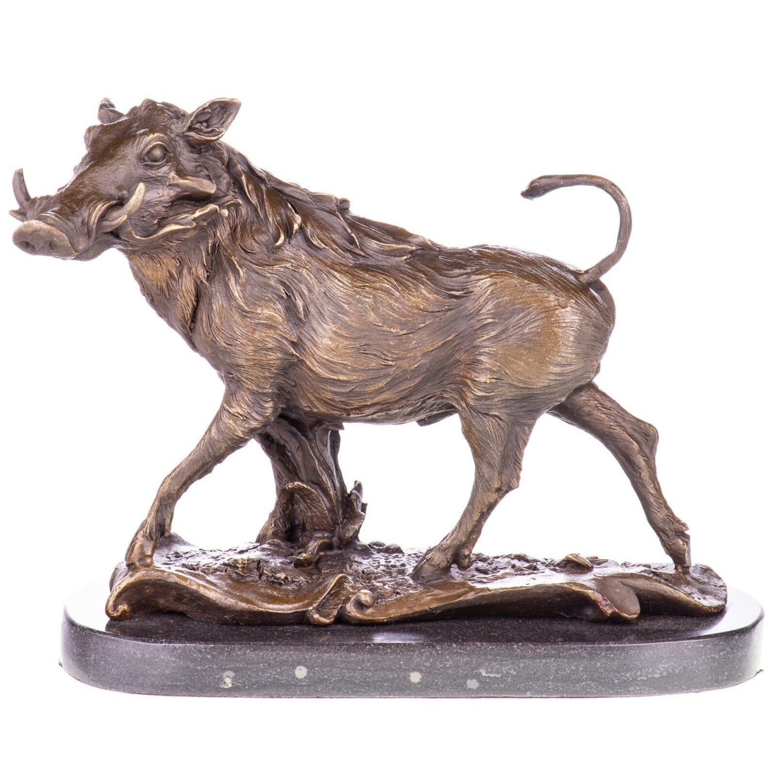 Bronze Warthog Boar Sculpture | Animal Sculptures | Home Decor