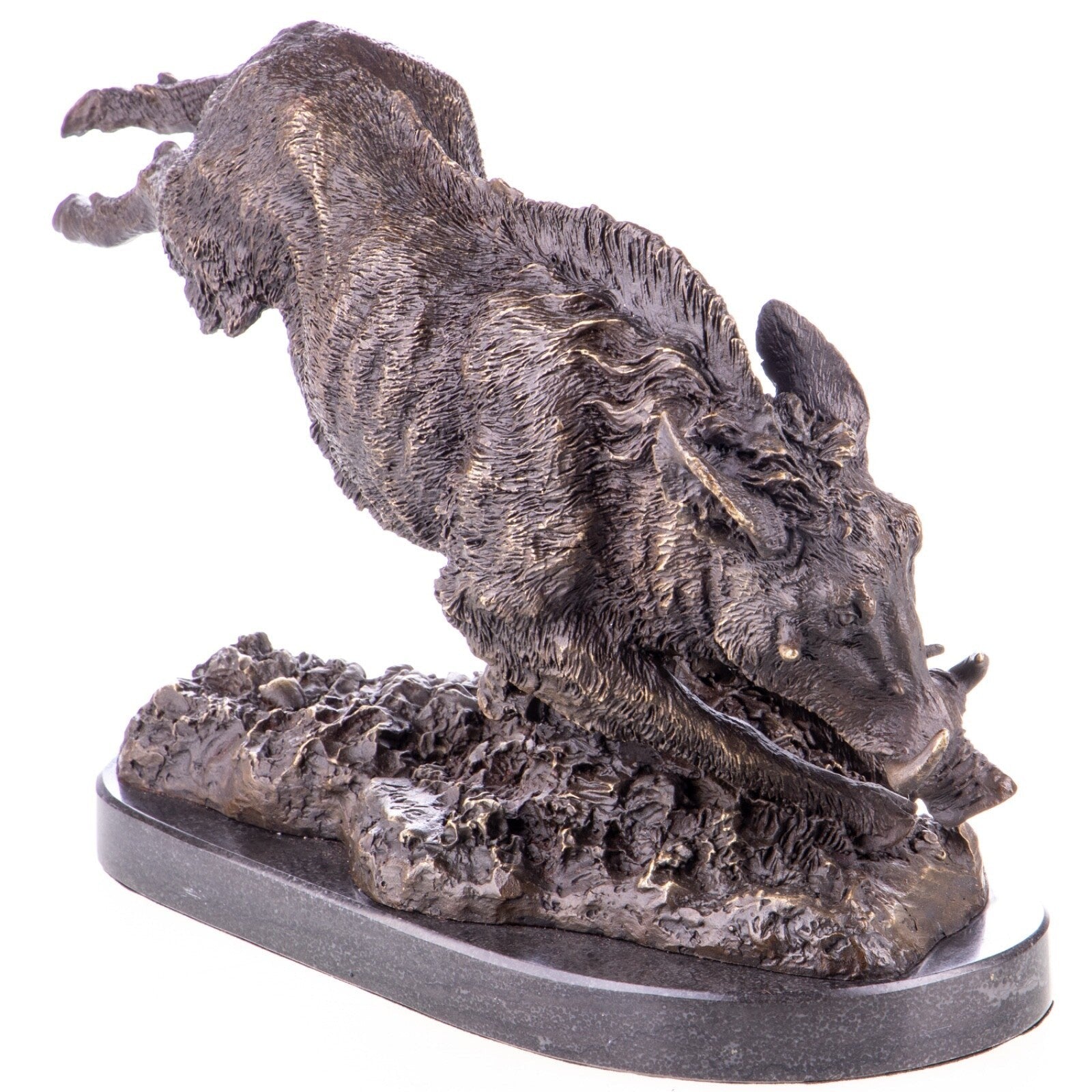 Bronze Wild Boar Sculpture | Animal Sculptures | Home Decor