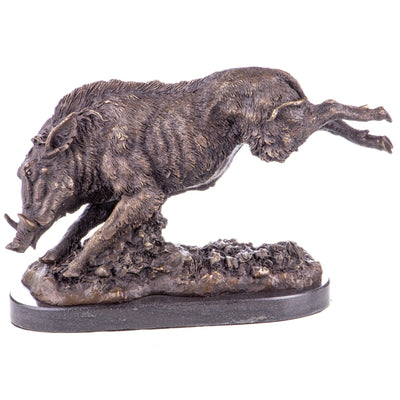 Bronze Wild Boar Sculpture | Animal Sculptures | Home Decor