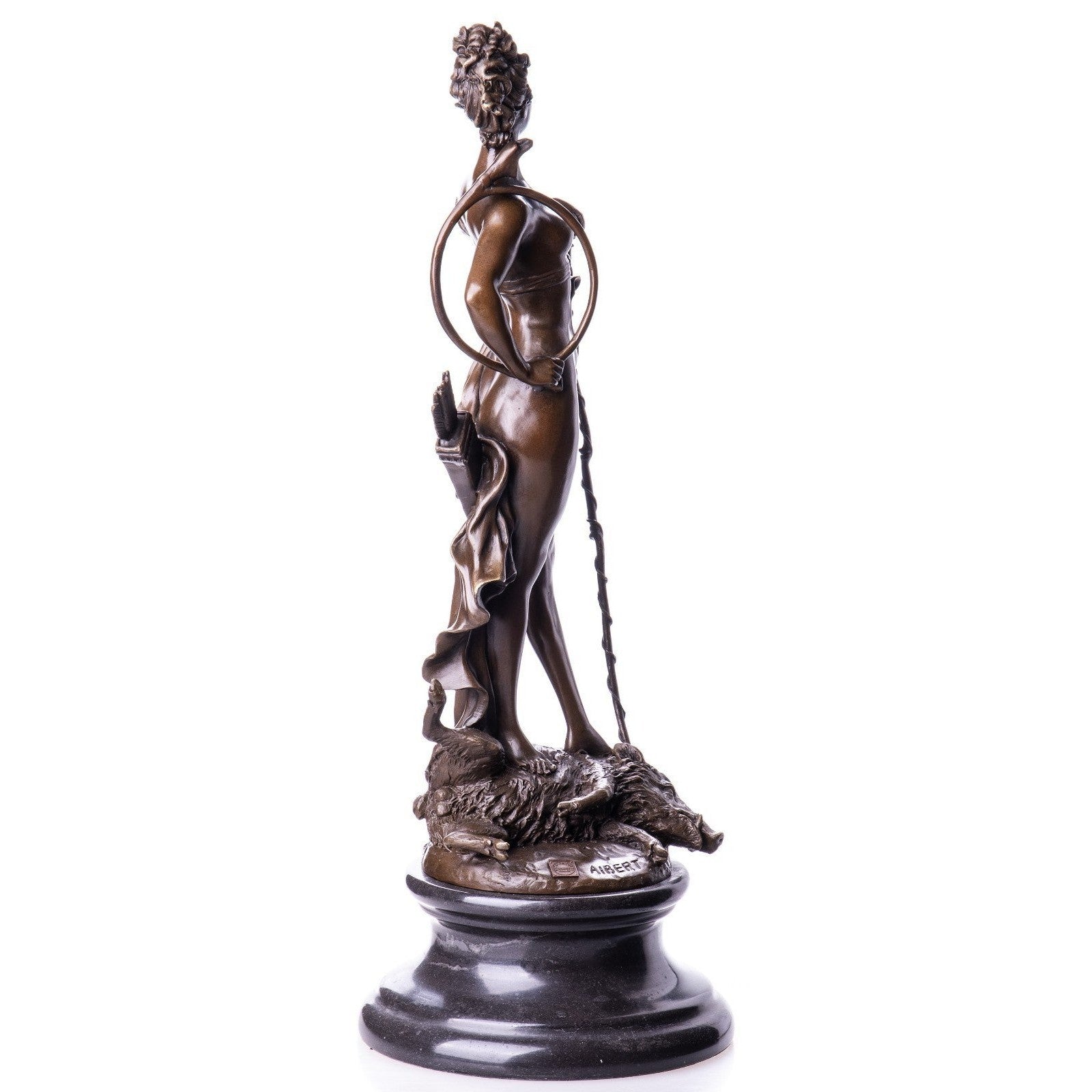 Diana the Huntress Bronze Sculpture | Handcrafted Decor | Gift Idea