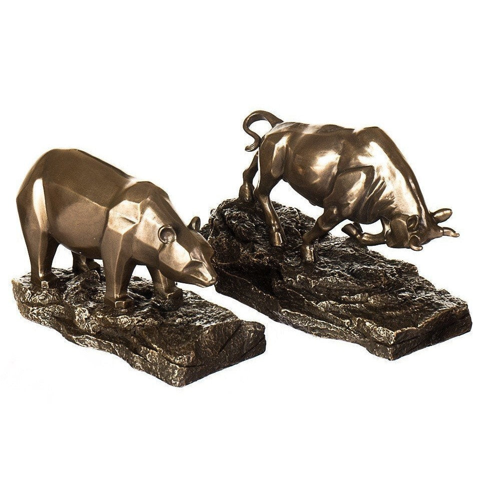 Bull and Bear | Animal Sculptures | Home Decor | Handcrafted