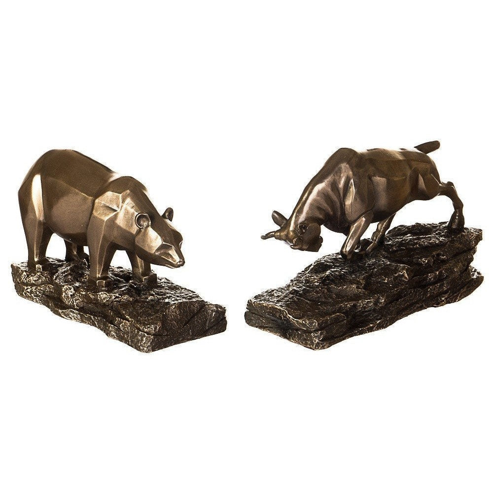 Bull and Bear | Animal Sculptures | Home Decor | Handcrafted