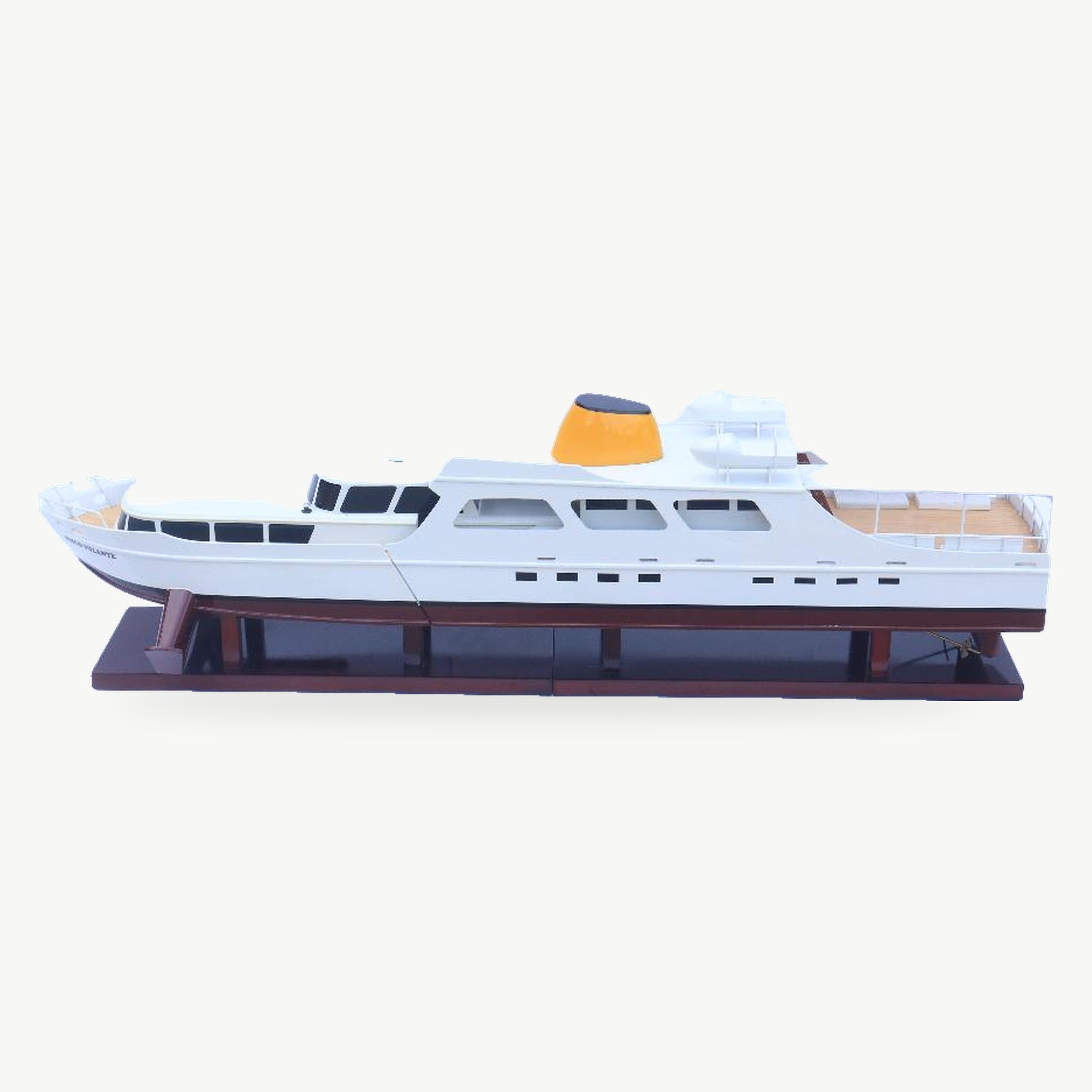 Disco Volante Yacht Wooden Model – 80 cm
