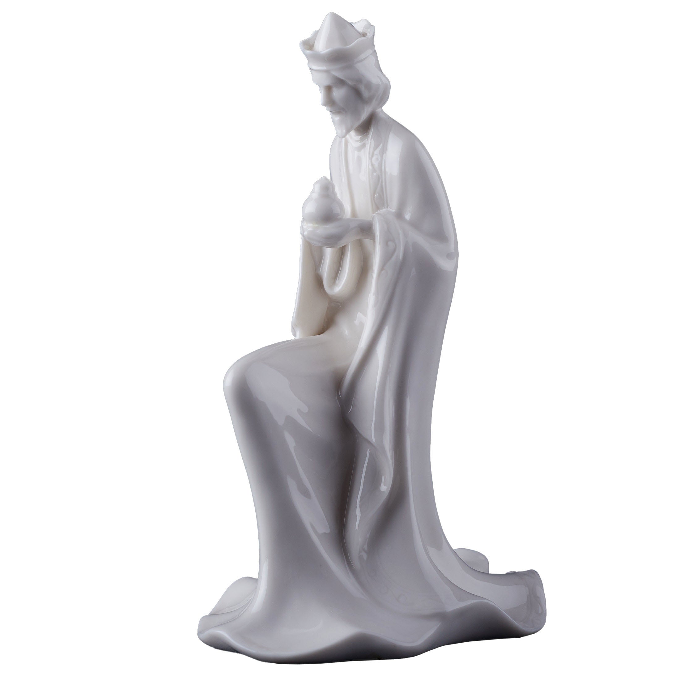 Nativity Wise Man With Myrrh (Glazed)