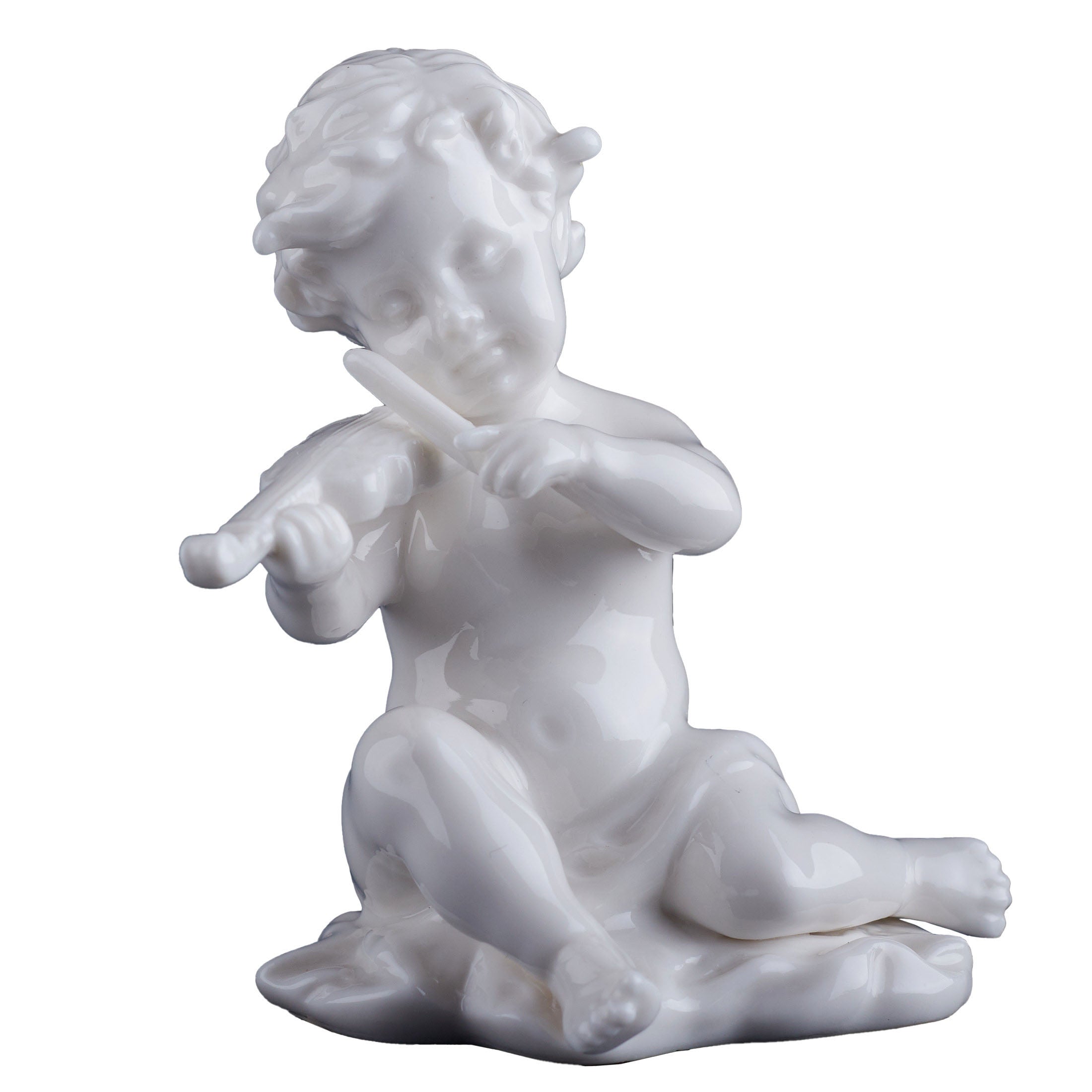 Infant Playing Violin(White)
