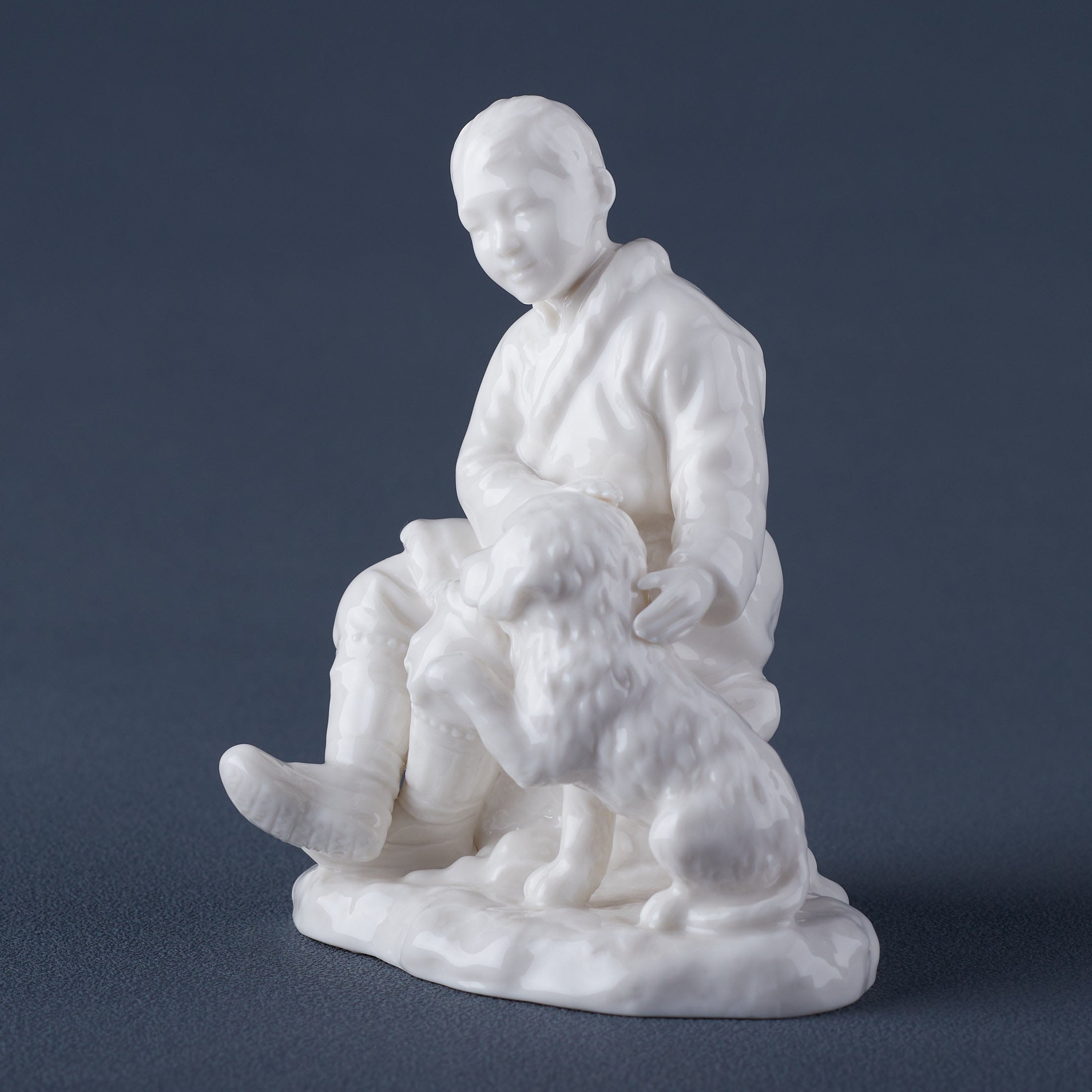 TibetanBoy and Tibetan Mastiff (White)