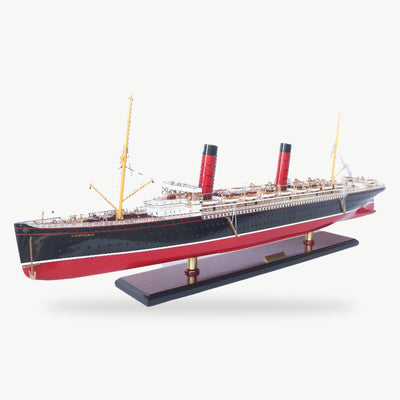 RMS Campania Ocean Liner Wooden Model – 100 cm