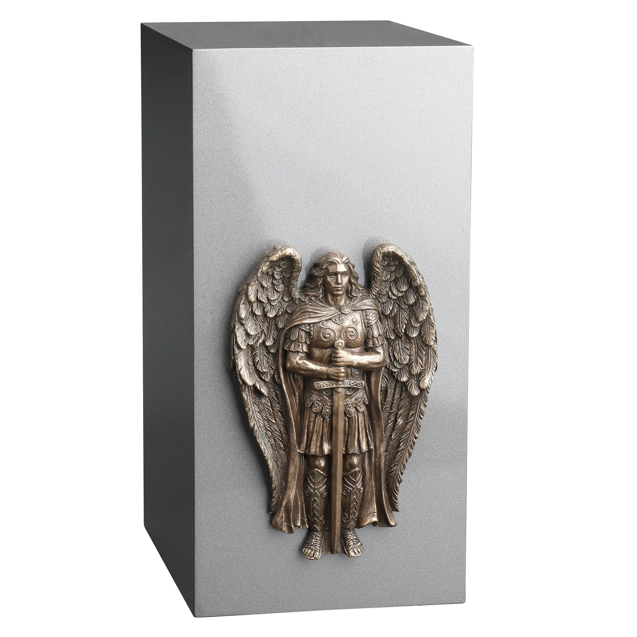 Archangel Saint Michael Ceremonial Bronze Urn
